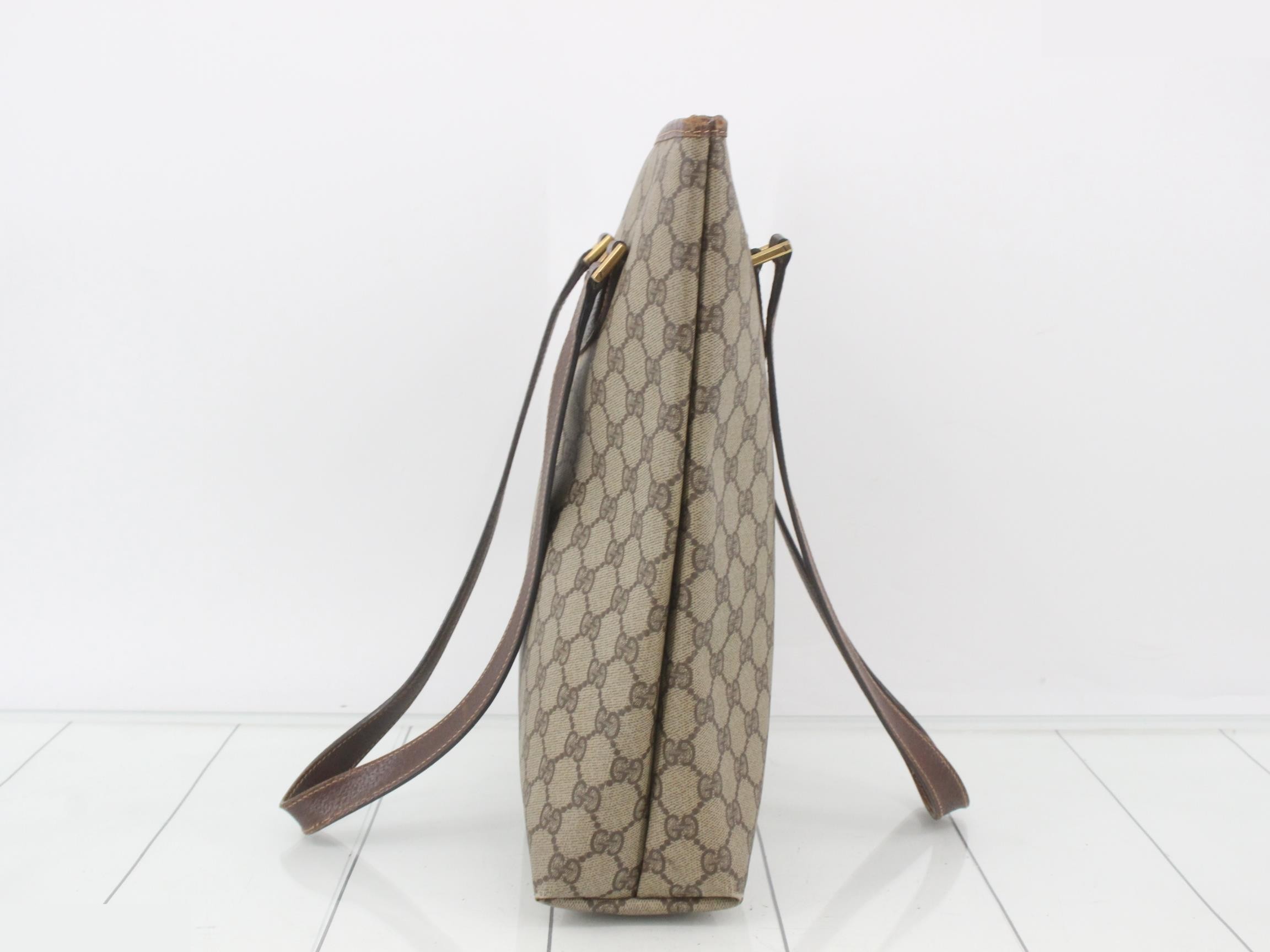 002 39 6130 8039 Tote bag GG Supreme Beige Leather — view 4