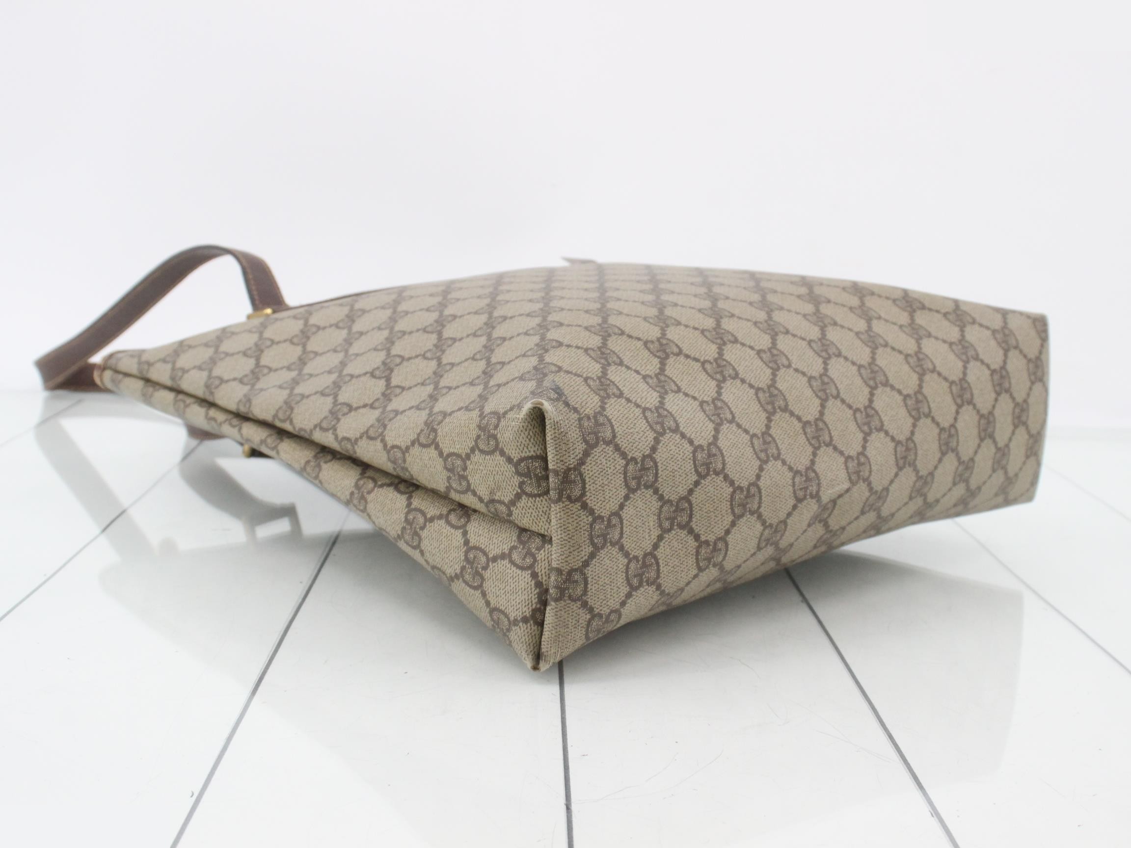 002 39 6130 8039 Tote bag GG Supreme Beige Leather — view 5