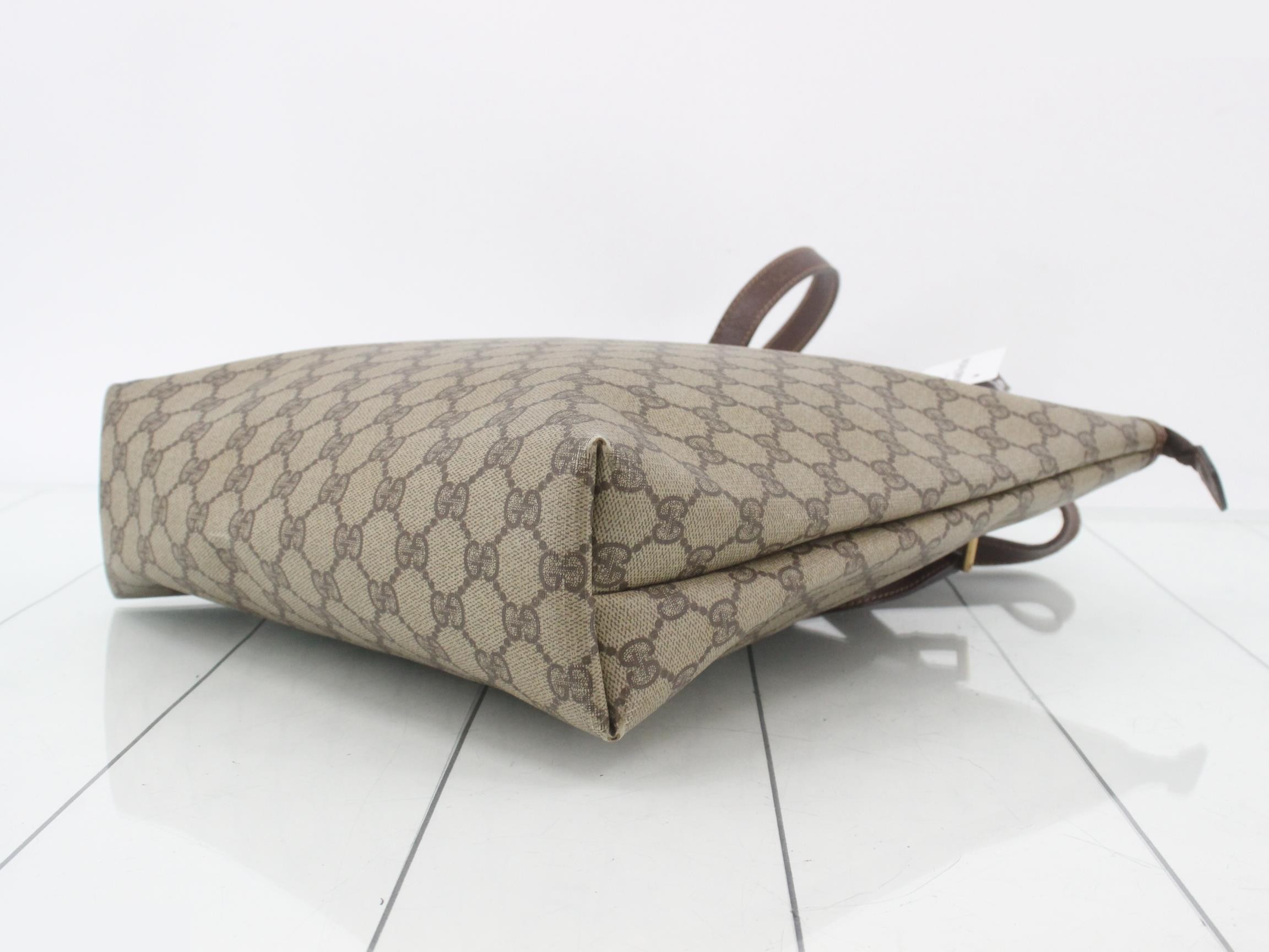 002 39 6130 8039 Tote bag GG Supreme Beige Leather — view 6