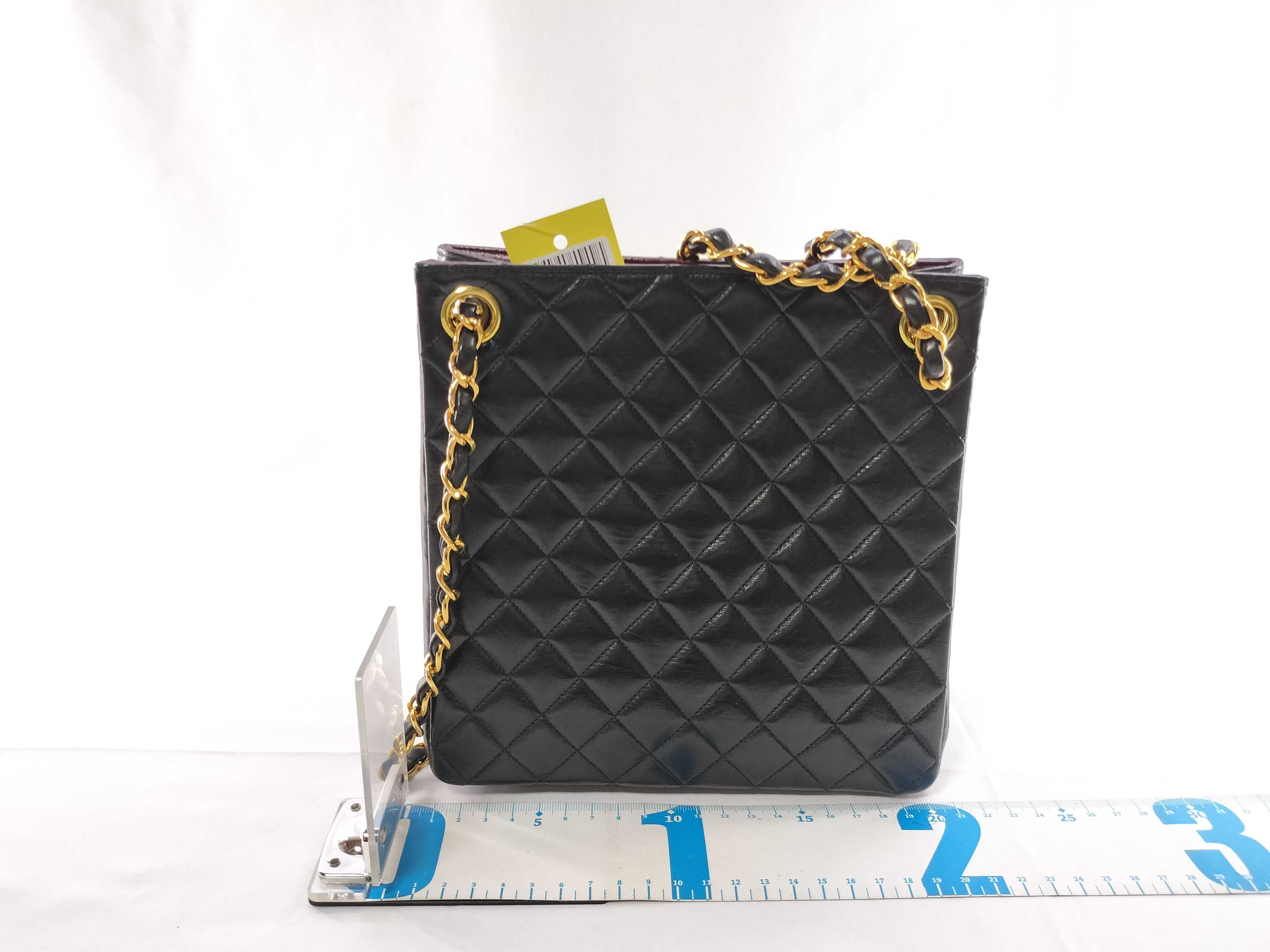 Lambskin Paris Limited Edition Square Chain Shoulder Bag — view 2