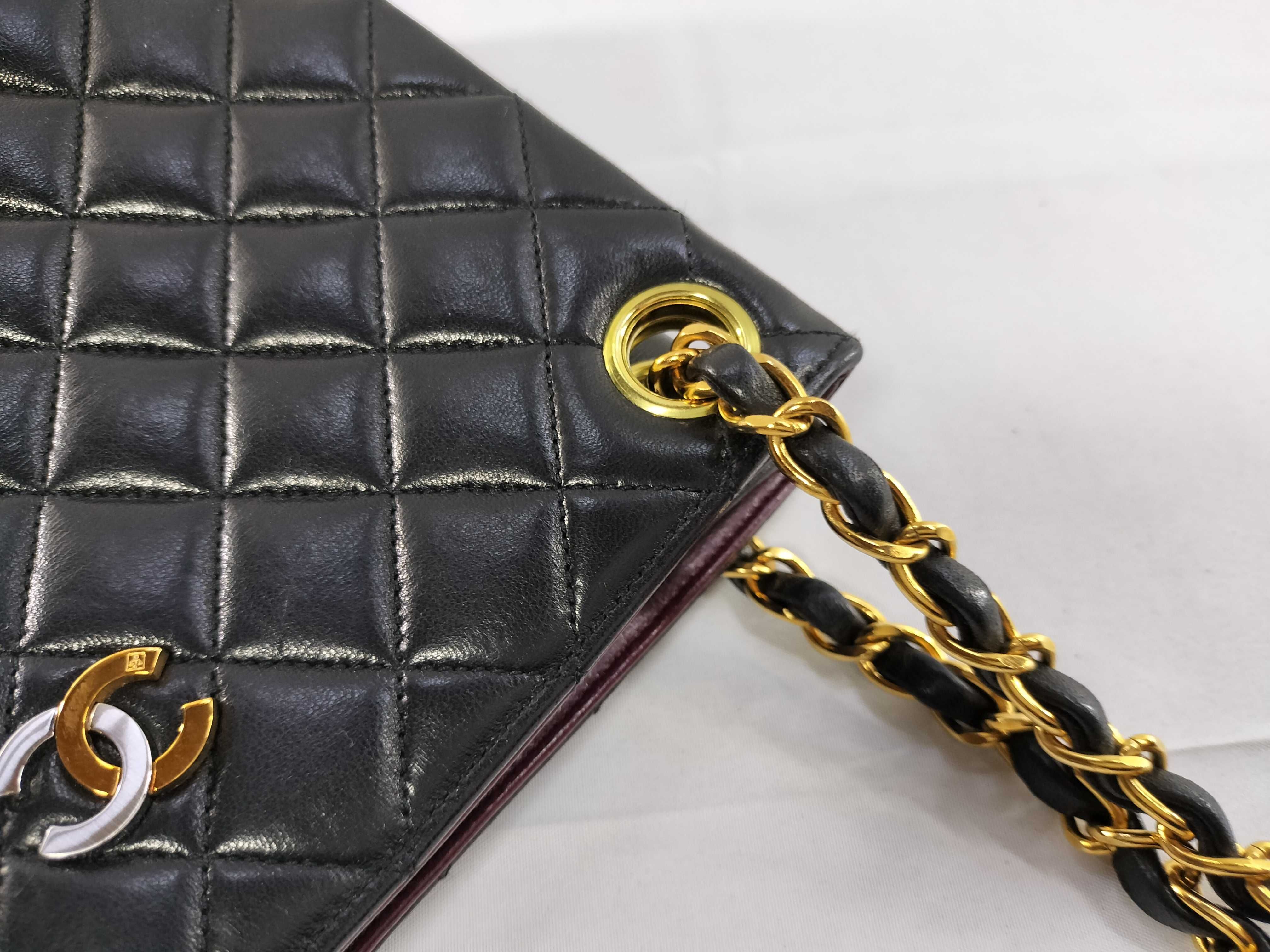 Lambskin Paris Limited Edition Square Chain Shoulder Bag — view 5
