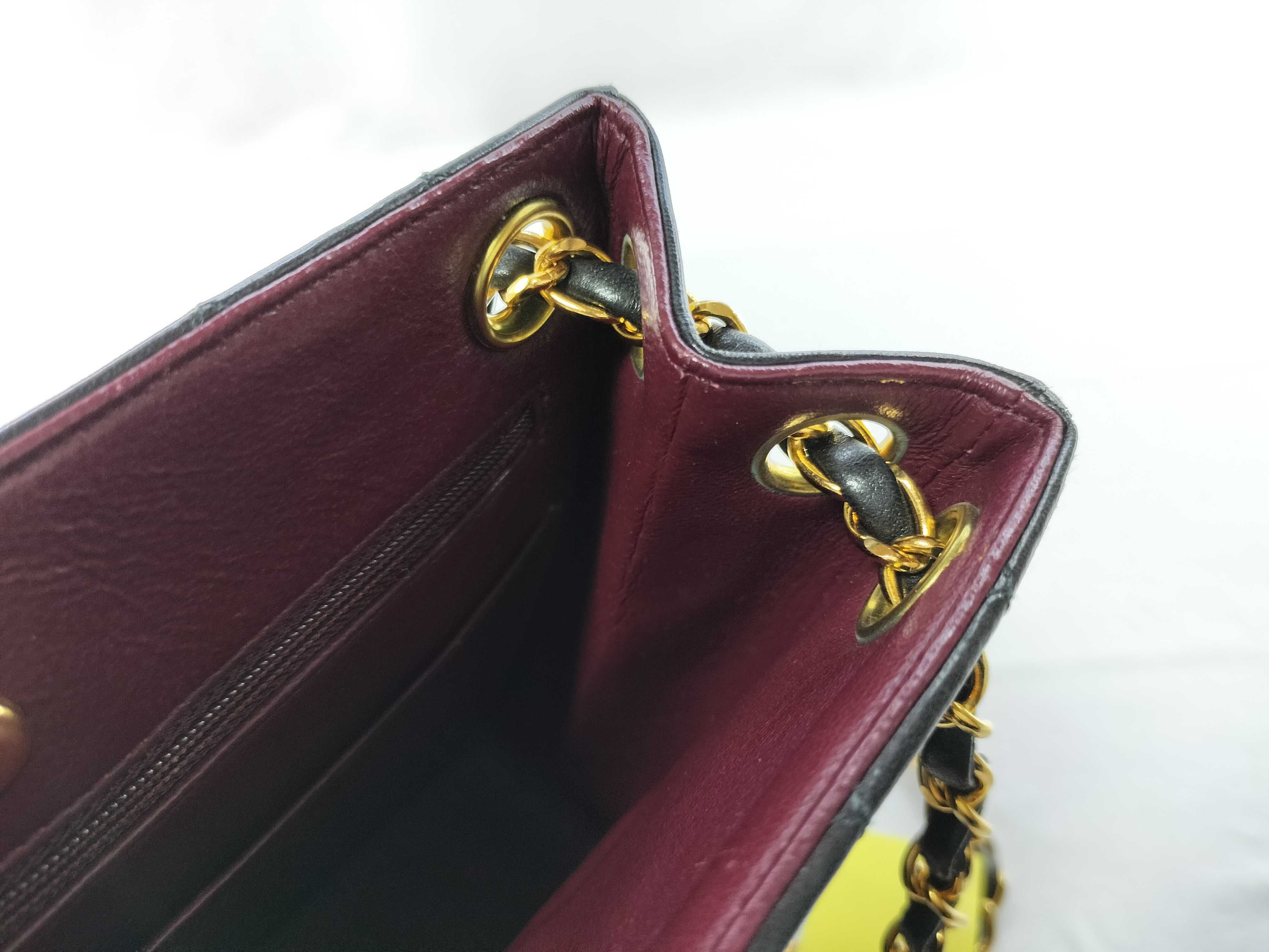 Lambskin Paris Limited Edition Square Chain Shoulder Bag — view 8