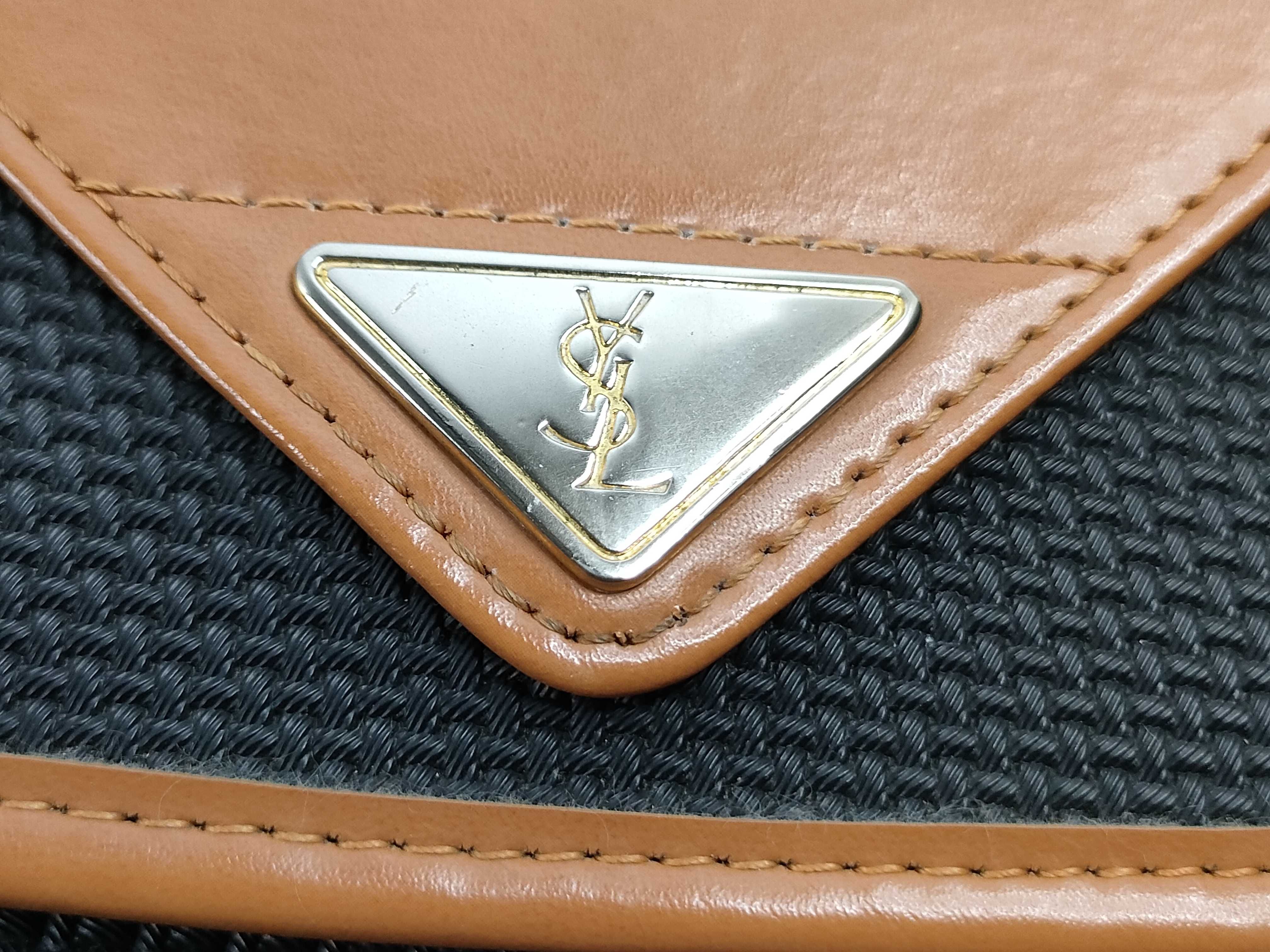 shoulder bag, Yves Saint Laurent shoulder bag, YSL plate shoulder bag — view 14