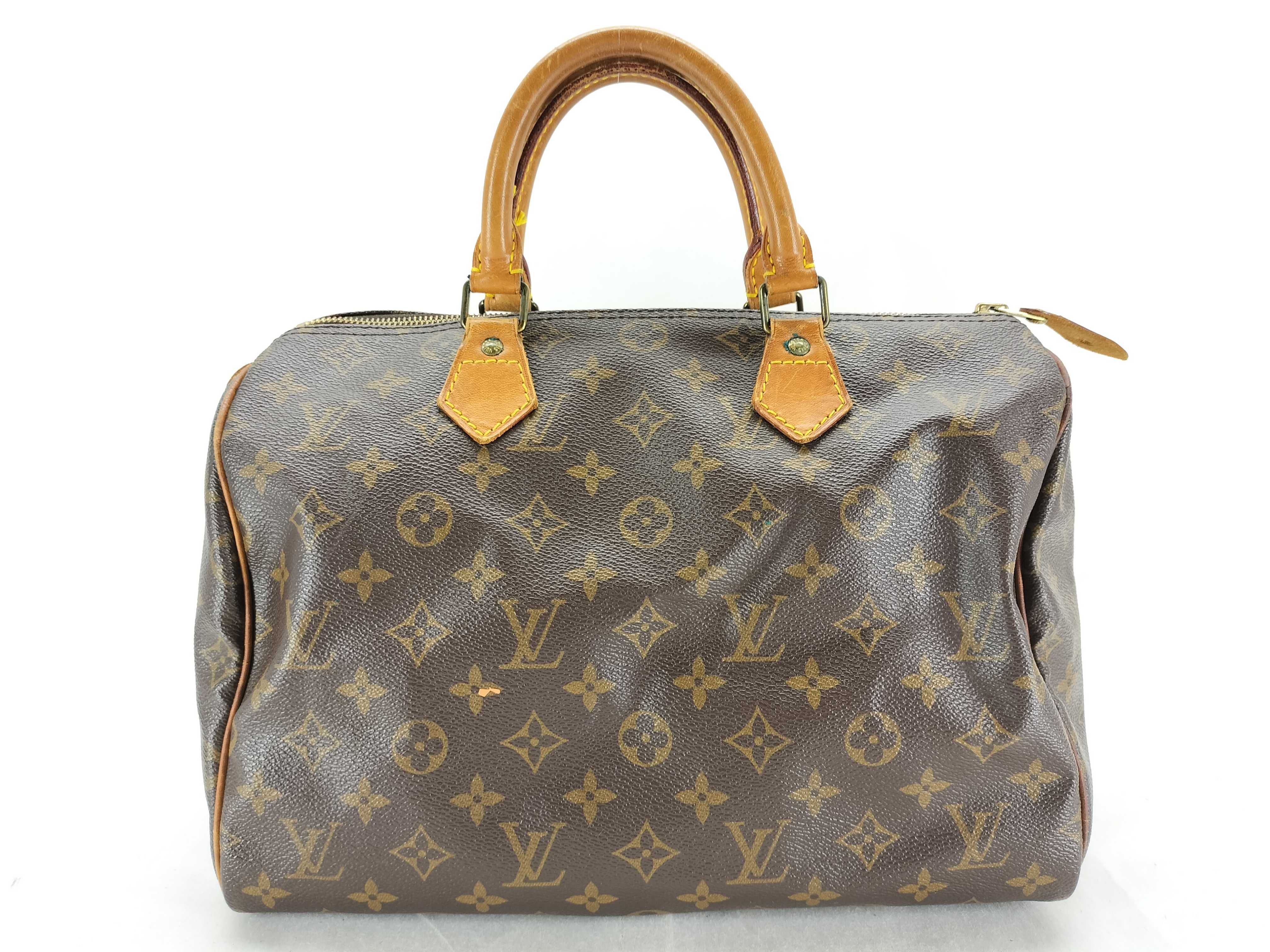 Monogram Speedy 30 M41526 VI0921 Brown Boston Bag