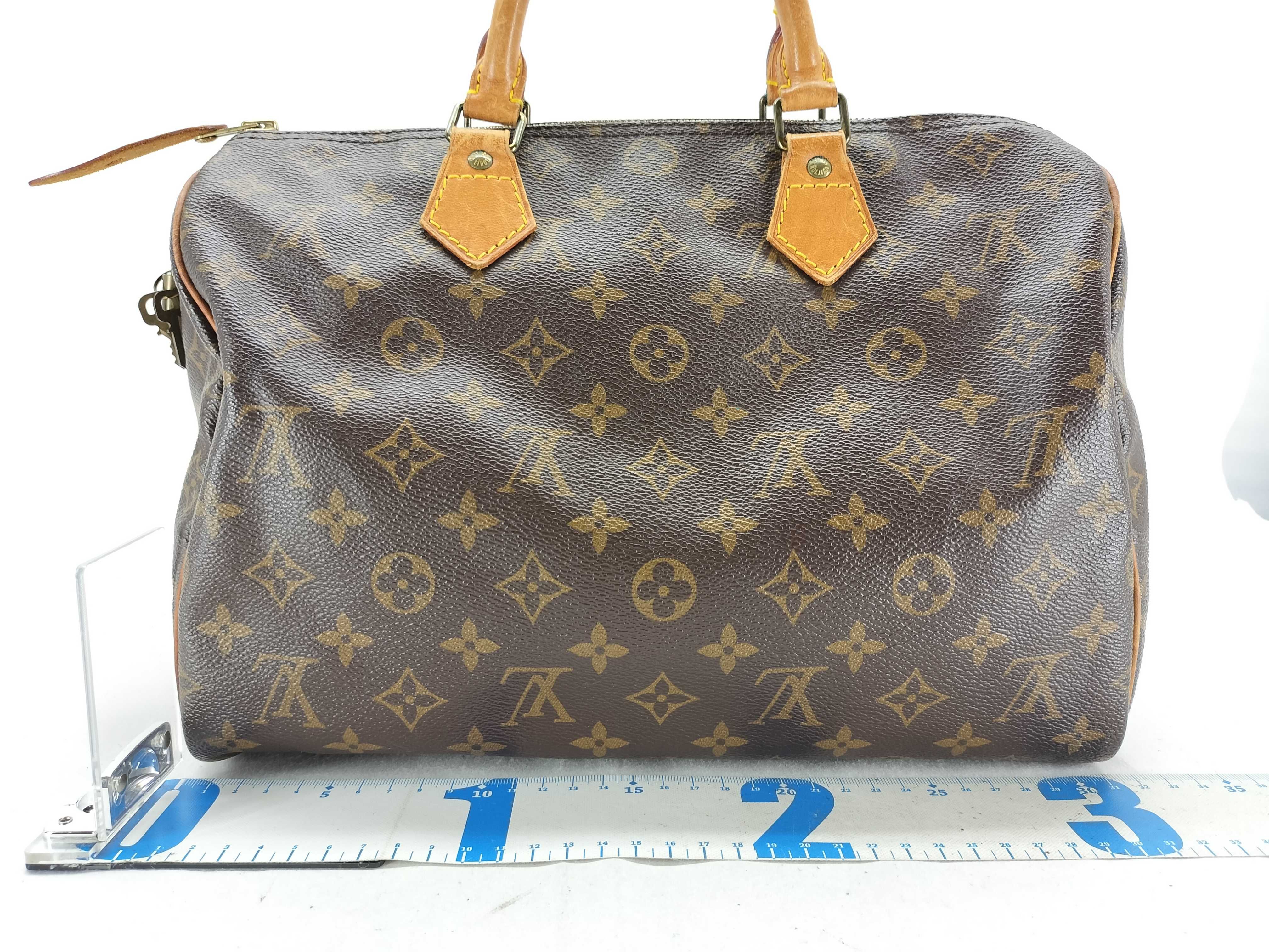 Monogram Speedy 30 M41526 VI0921 Brown Boston Bag — view 2