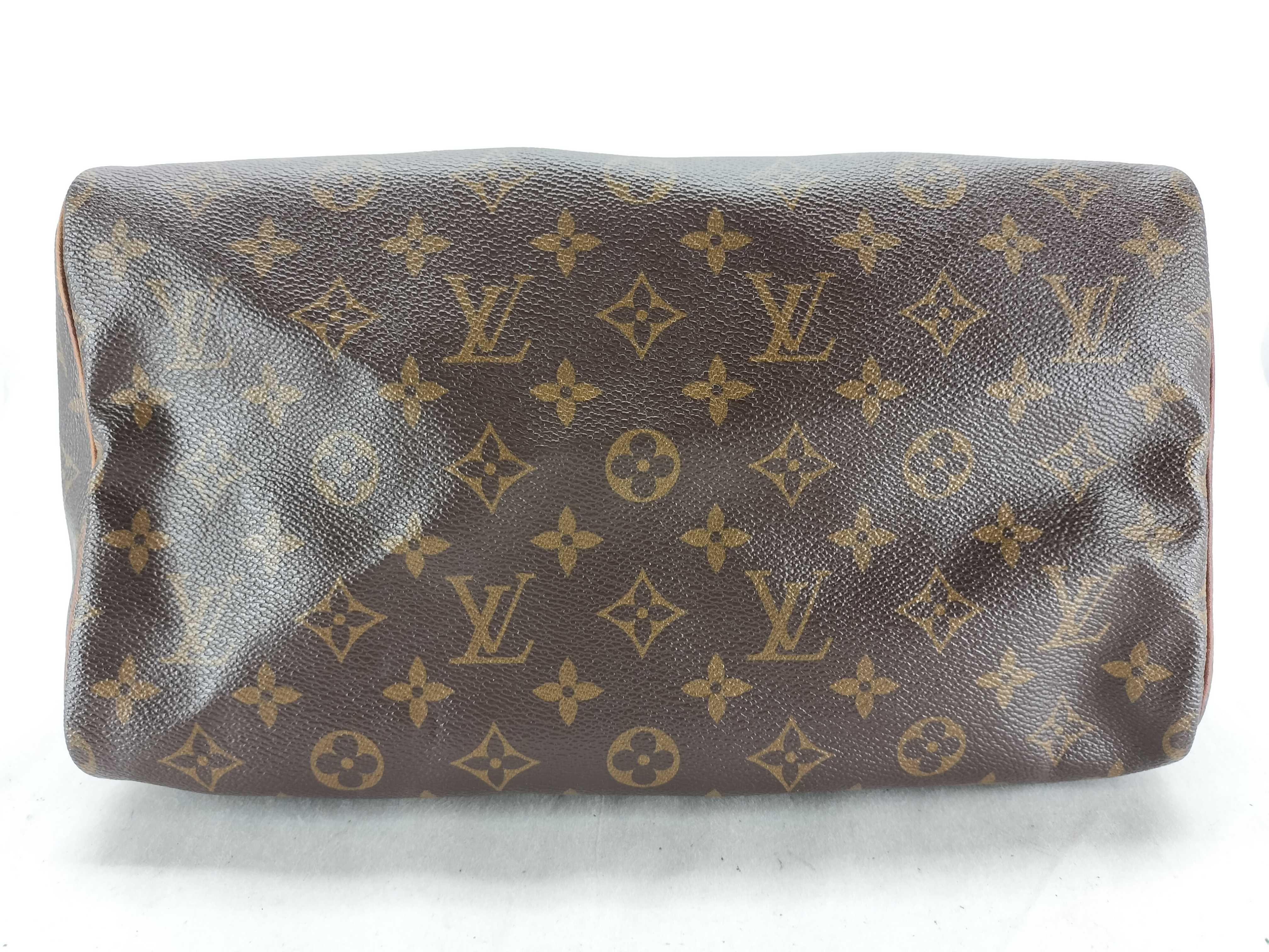 Monogram Speedy 30 M41526 VI0921 Brown Boston Bag — view 7
