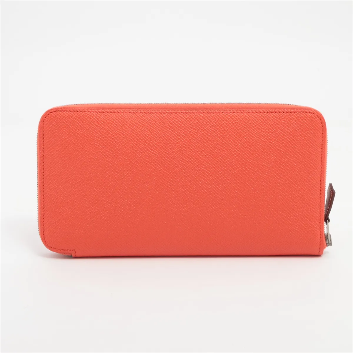 Azap Long Silk In Veau Epsom Round Zip Wallet Red Silver Hardware A: 2017 — view 2
