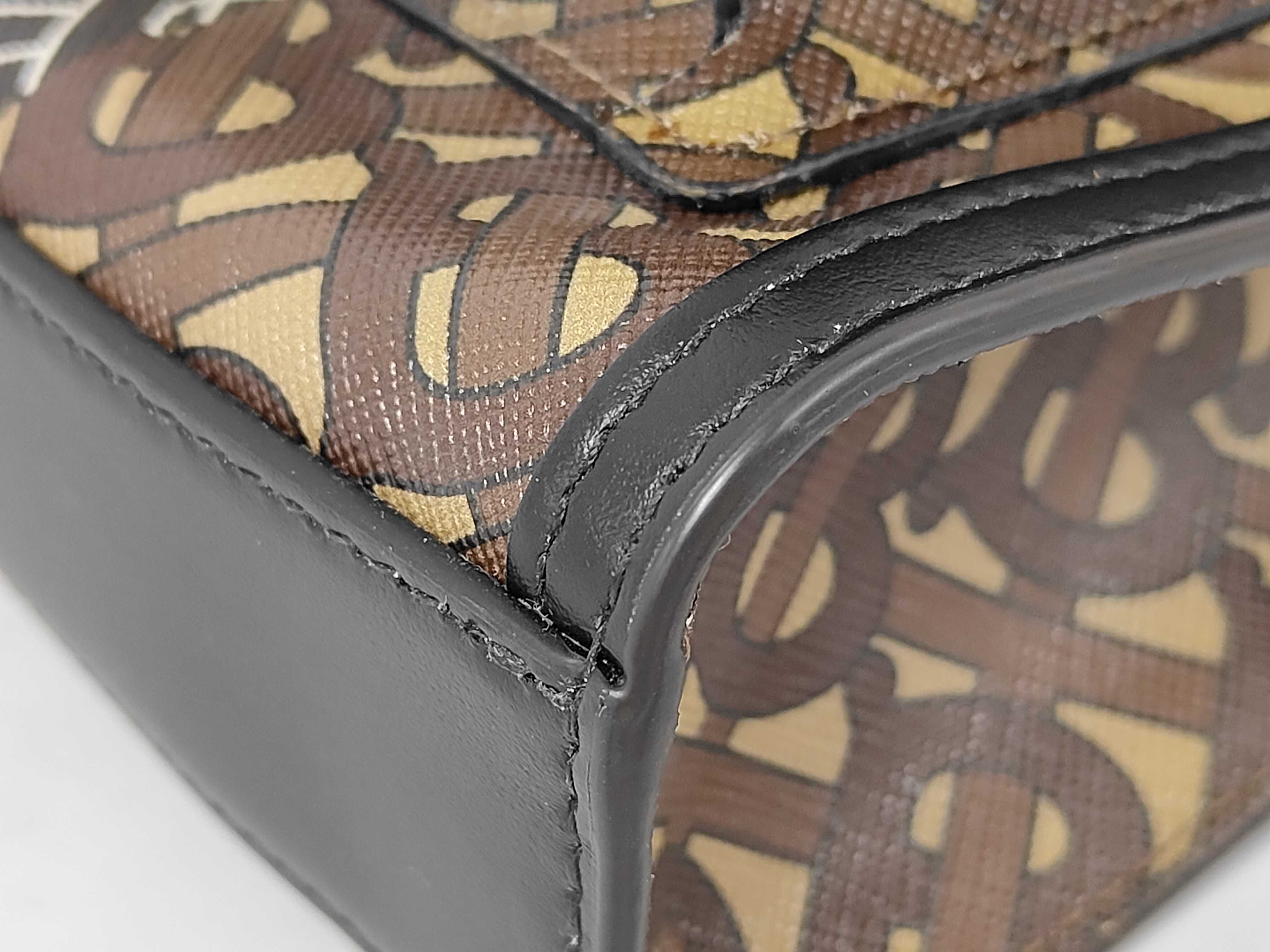TB Monogram Mini Pocket Bag, Brown x Black x Multicolor Leather Handbag — view 6