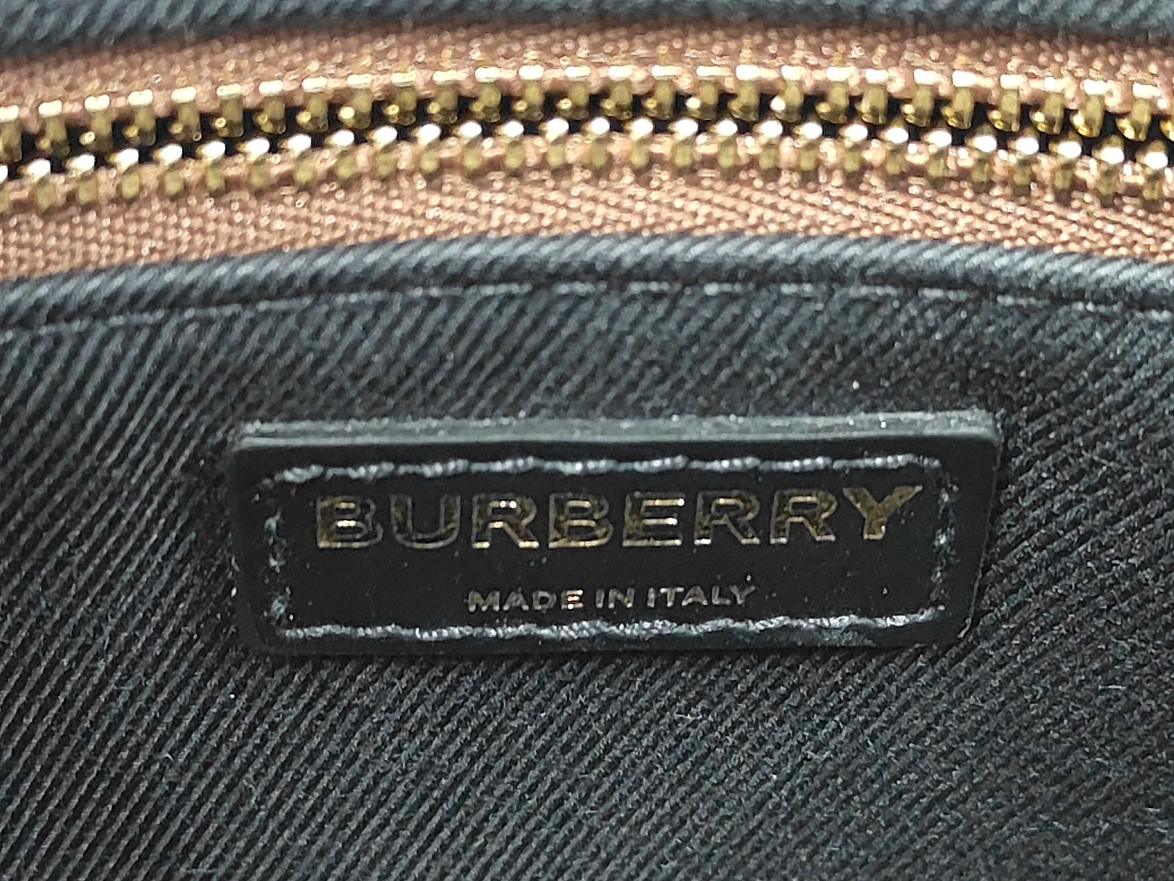 TB Monogram Mini Pocket Bag, Brown x Black x Multicolor Leather Handbag — view 9