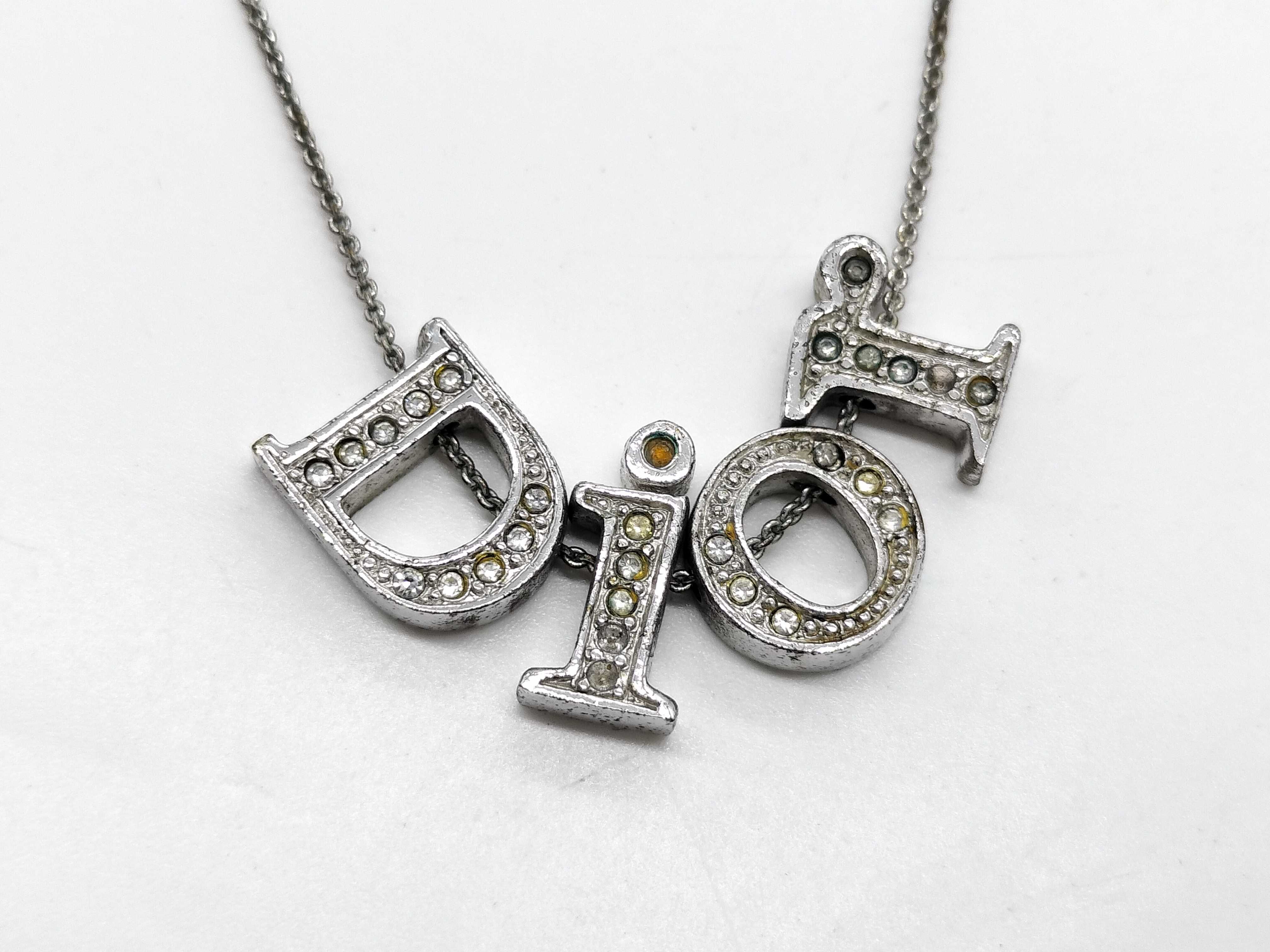 Logo Rhinestone Necklace — view 2