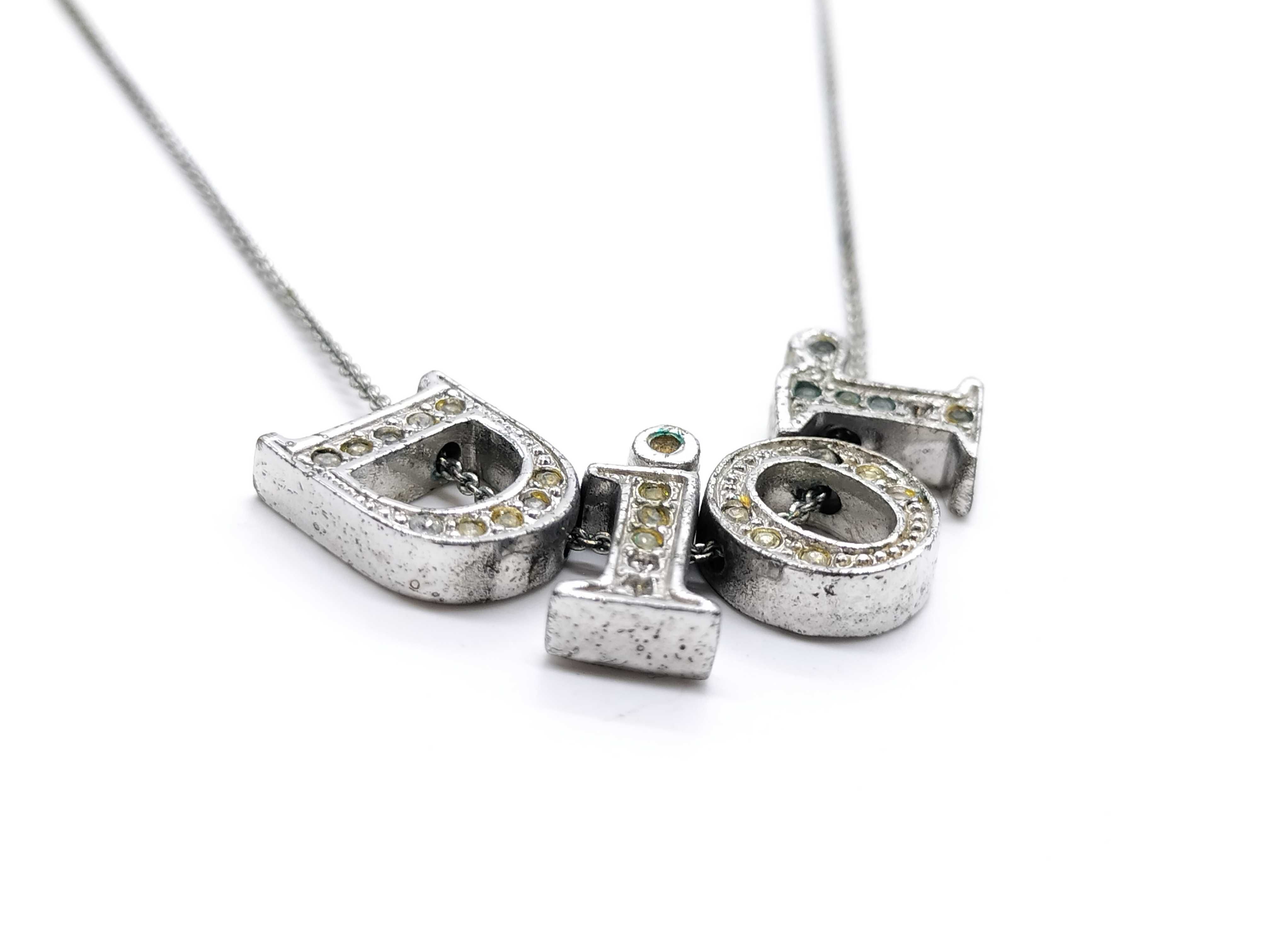 Logo Rhinestone Necklace — view 3