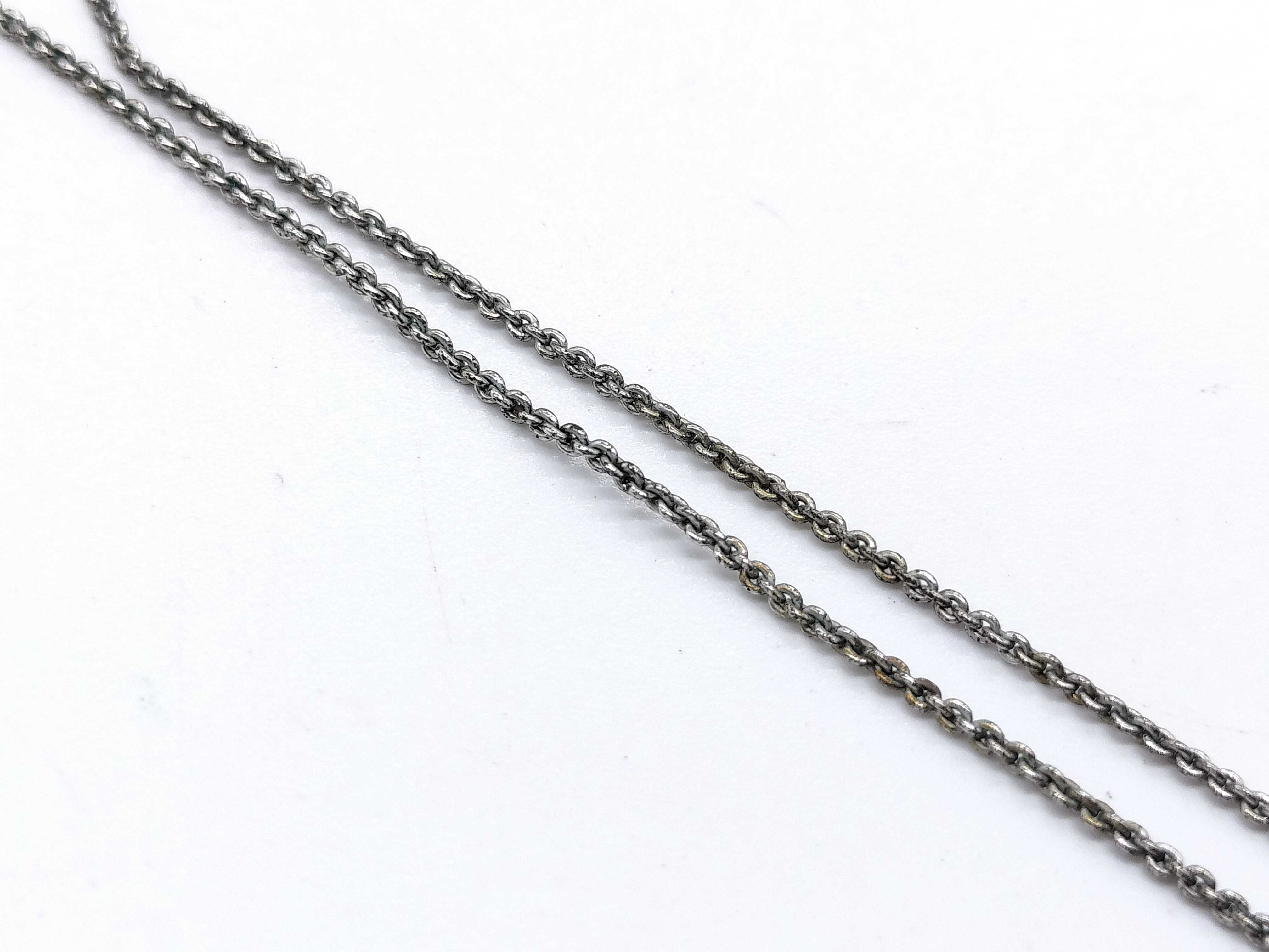 Logo Rhinestone Necklace — view 6