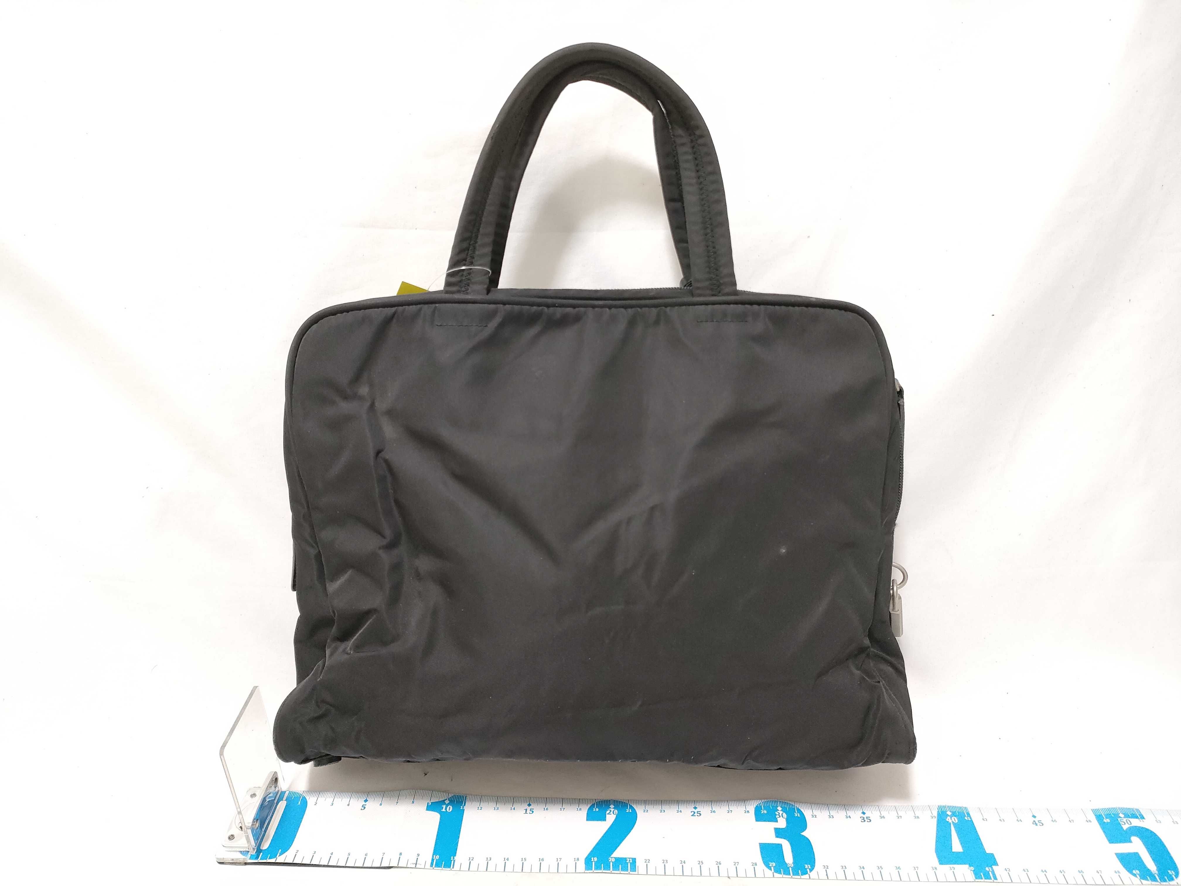 Nylon Handbag with Padlock/Key — view 2