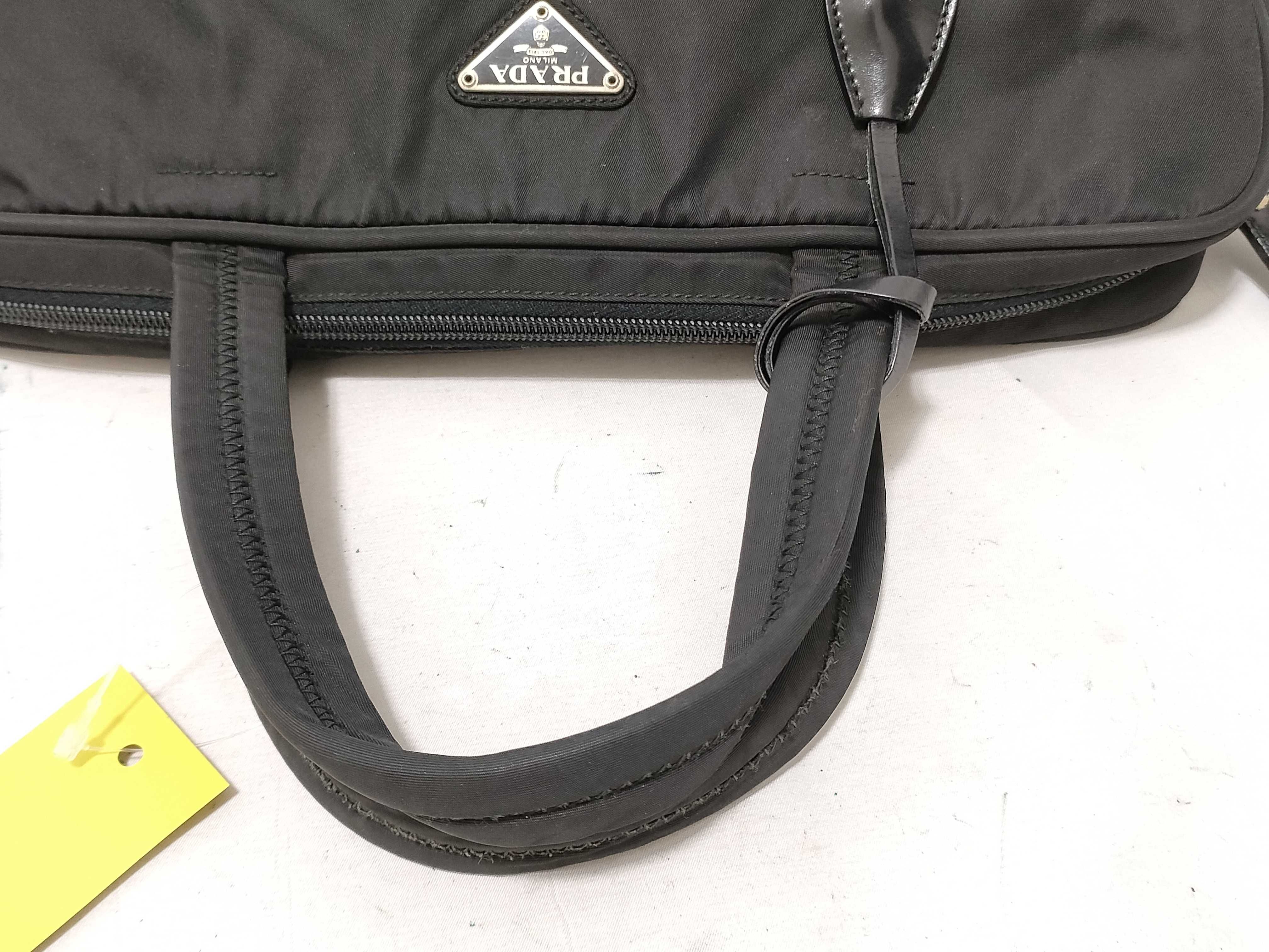 Nylon Handbag with Padlock/Key — view 3