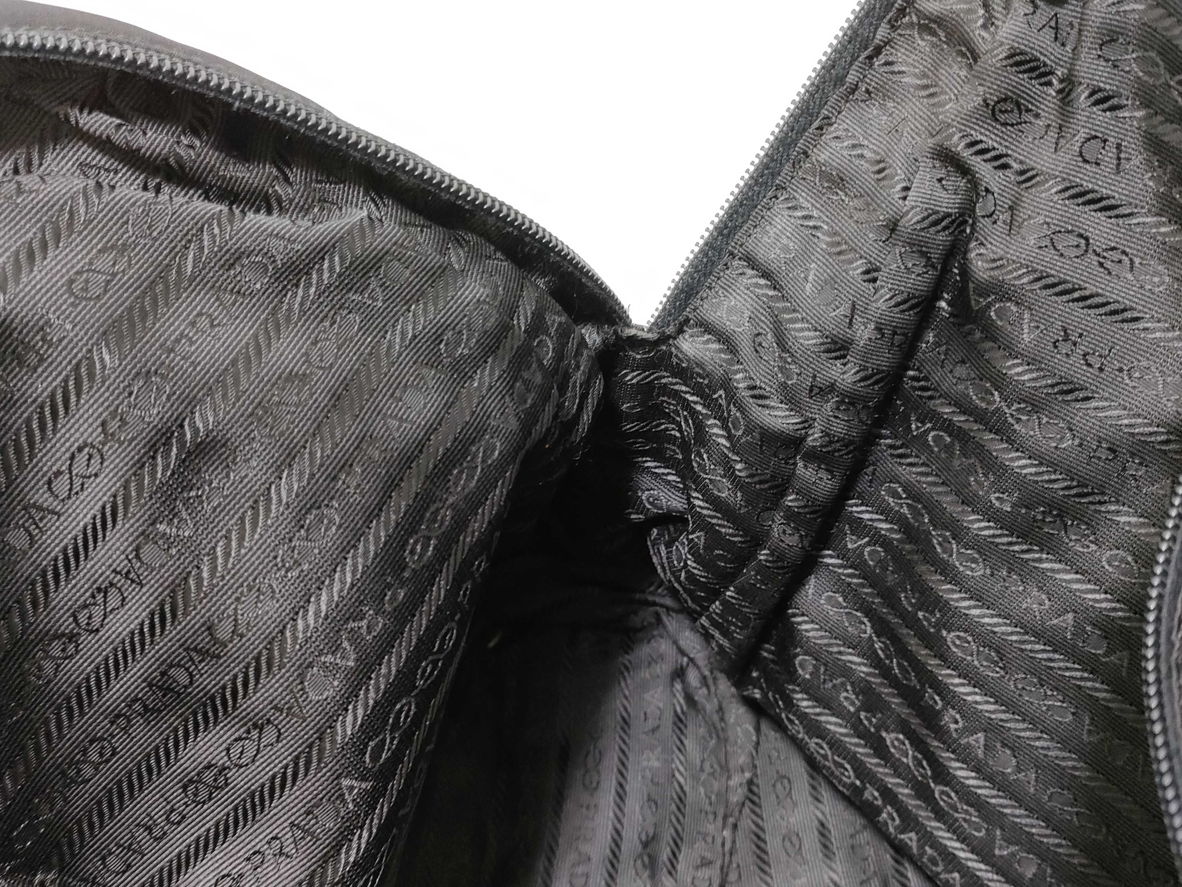Nylon Handbag with Padlock/Key — view 9