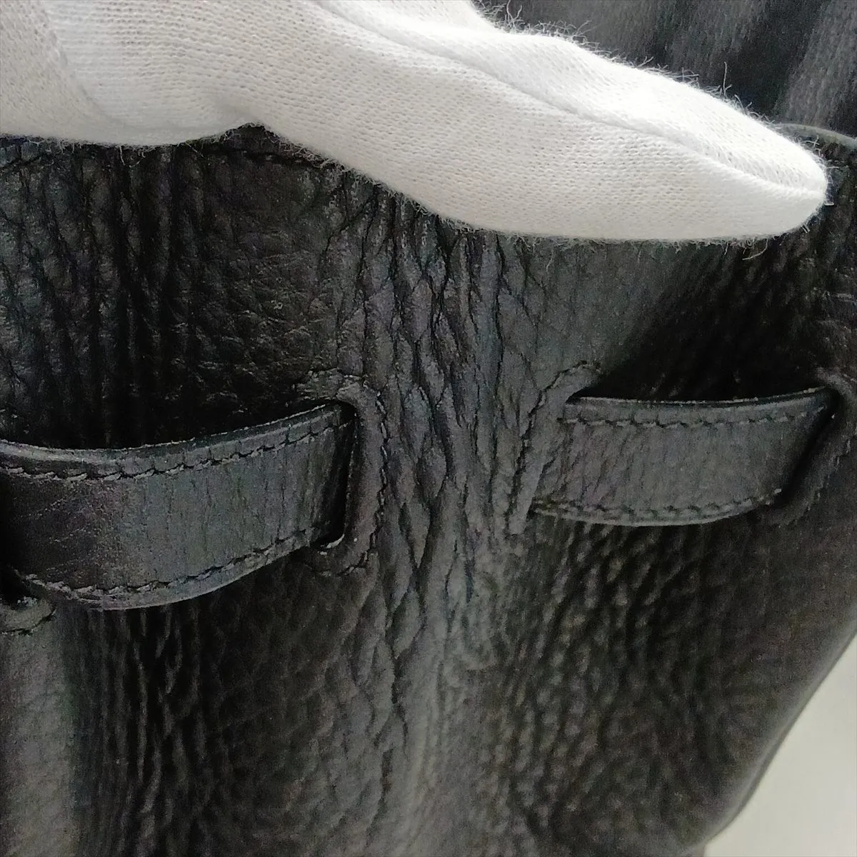 [Individually packaged] Hermes Birkin 35 Letournée Taurillon Clemence Black Gold Hardware H:2004 — view 14