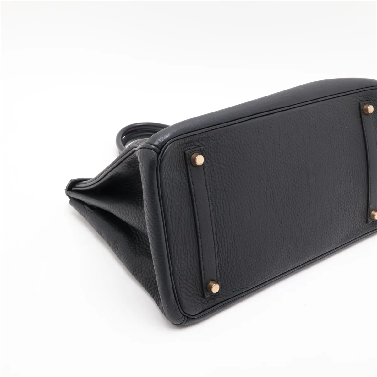 [Individually packaged] Hermes Birkin 35 Letournée Taurillon Clemence Black Gold Hardware H:2004 — view 4