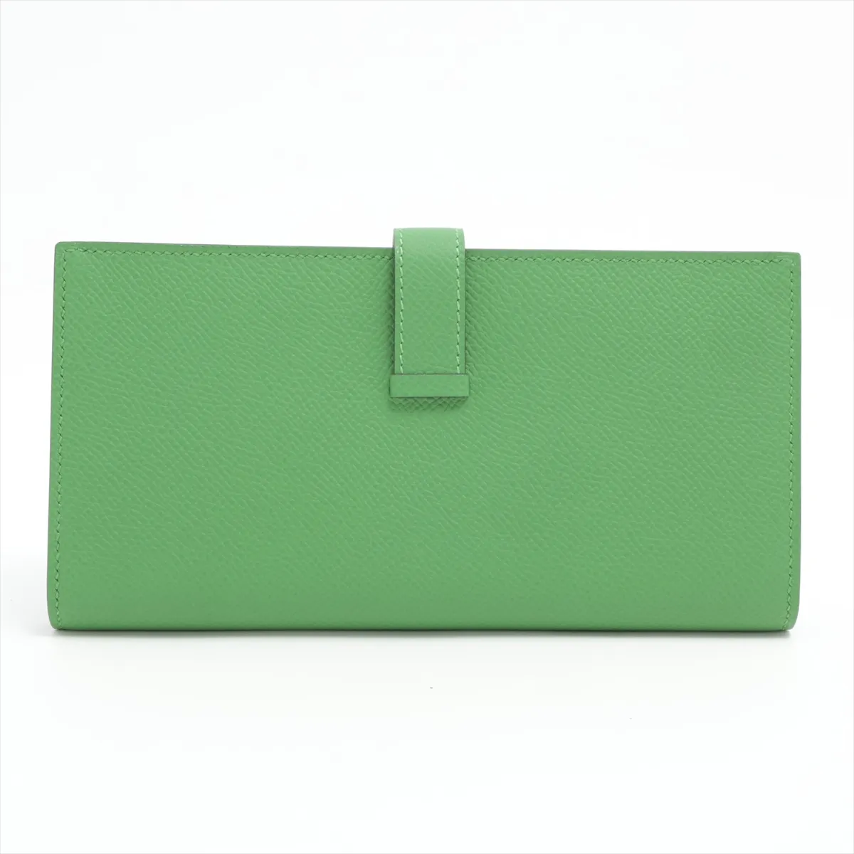 Bearn Soufflé Veau Epsom Long Wallet Green Gold Hardware B: 2023 — view 2