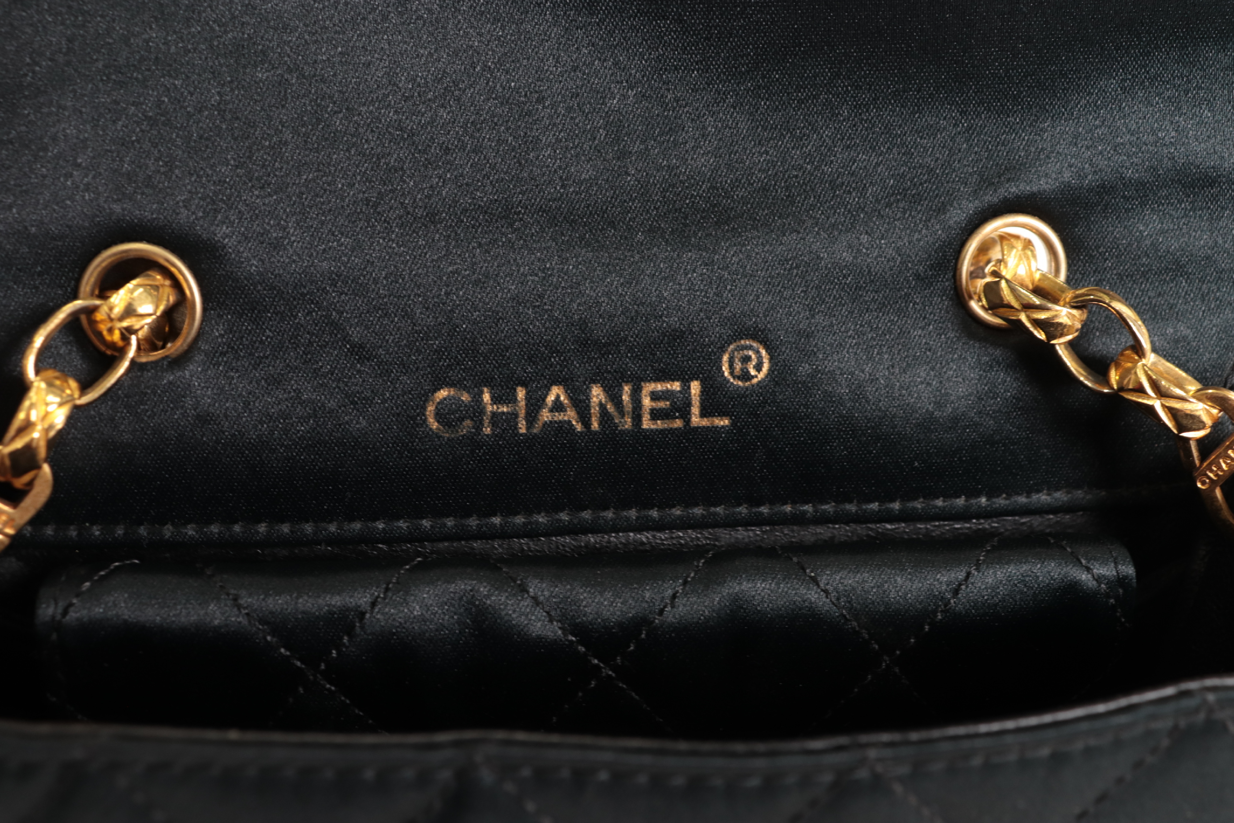 Satin Bejeweled Chain Shoulder Bag with Pouch (Series 1) — view 8