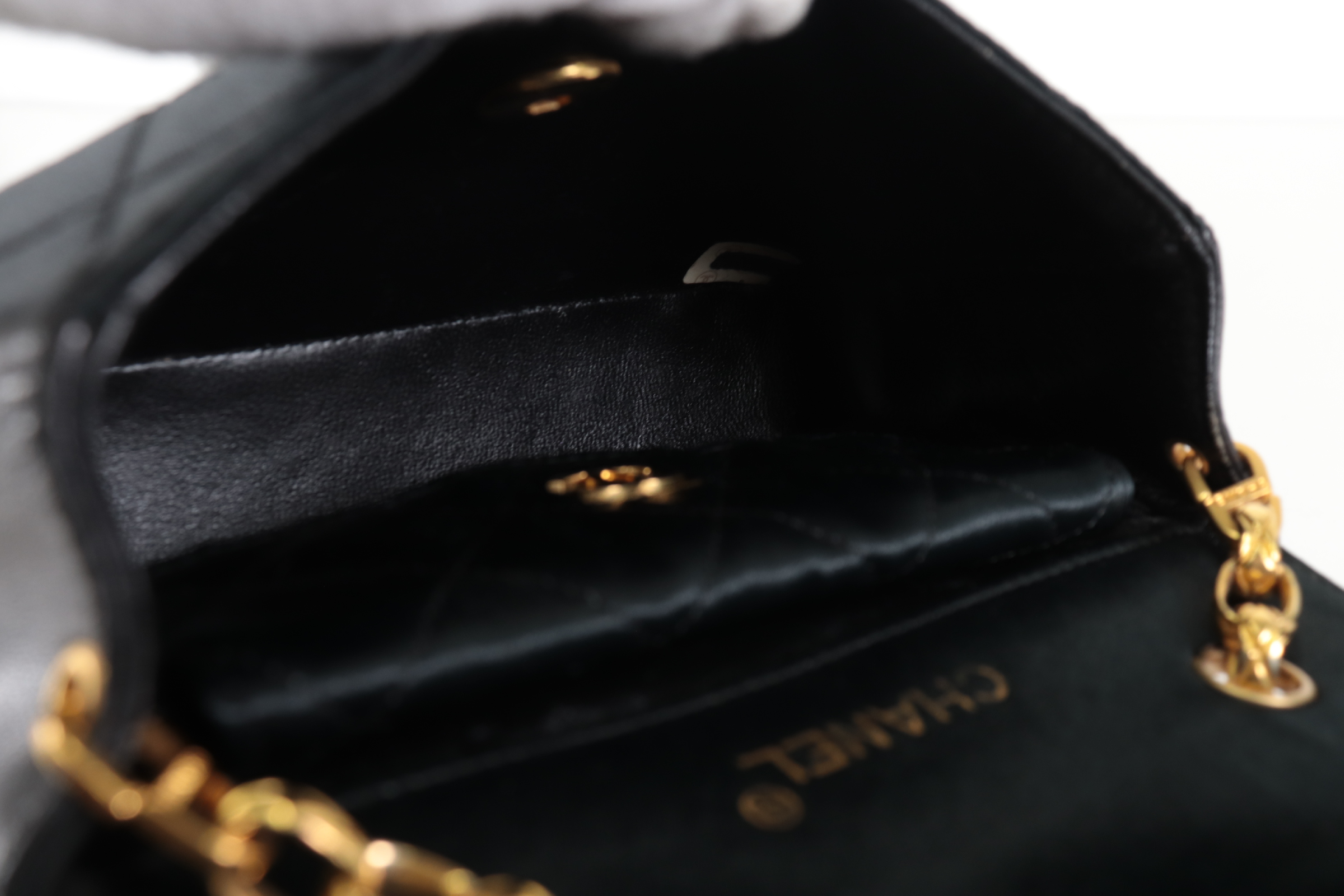Satin Bejeweled Chain Shoulder Bag with Pouch (Series 1) — view 9