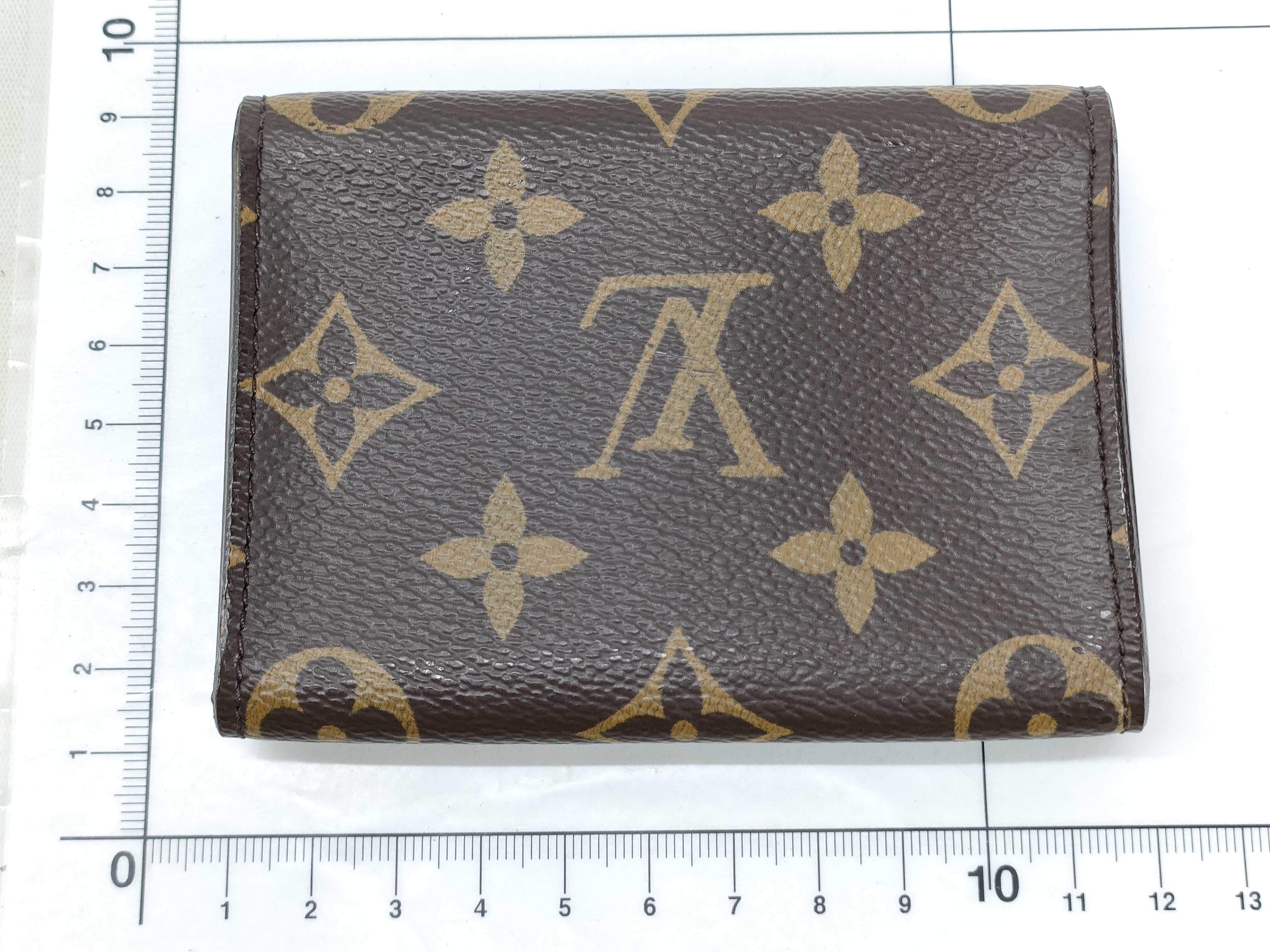 Monogram Coin Case Card Case — view 2