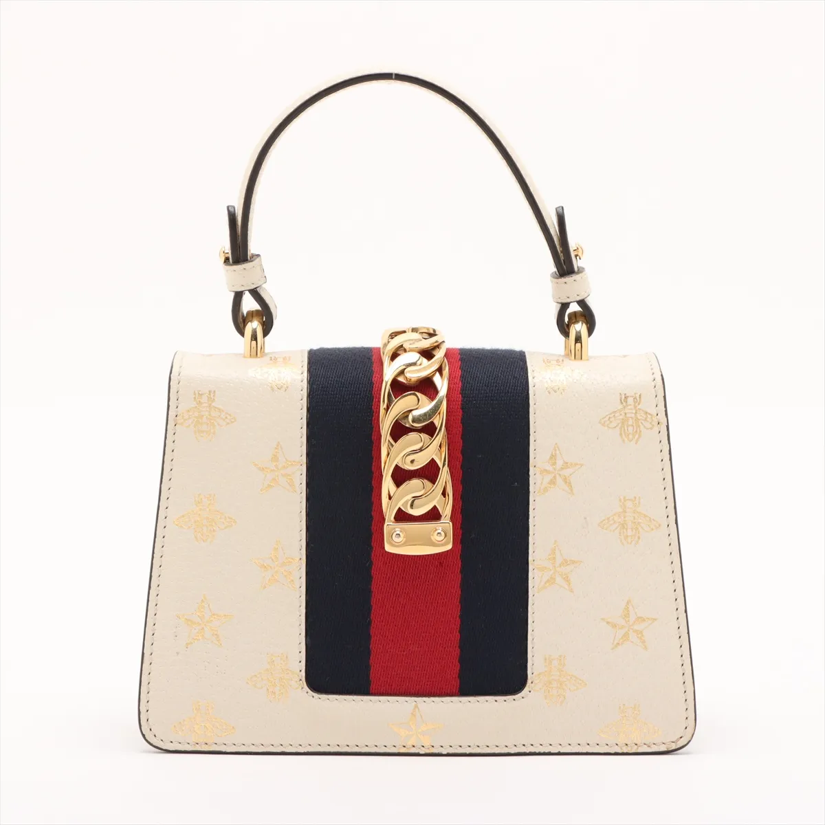 Sylvie Leather 2WAY Handbag White 470270 — view 2