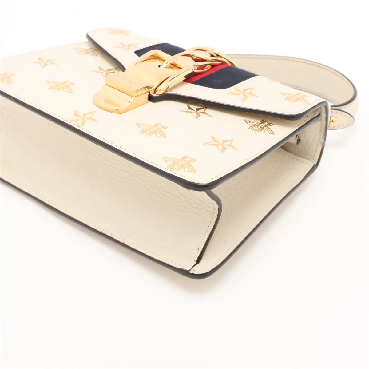 Sylvie Leather 2WAY Handbag White 470270 — view 3