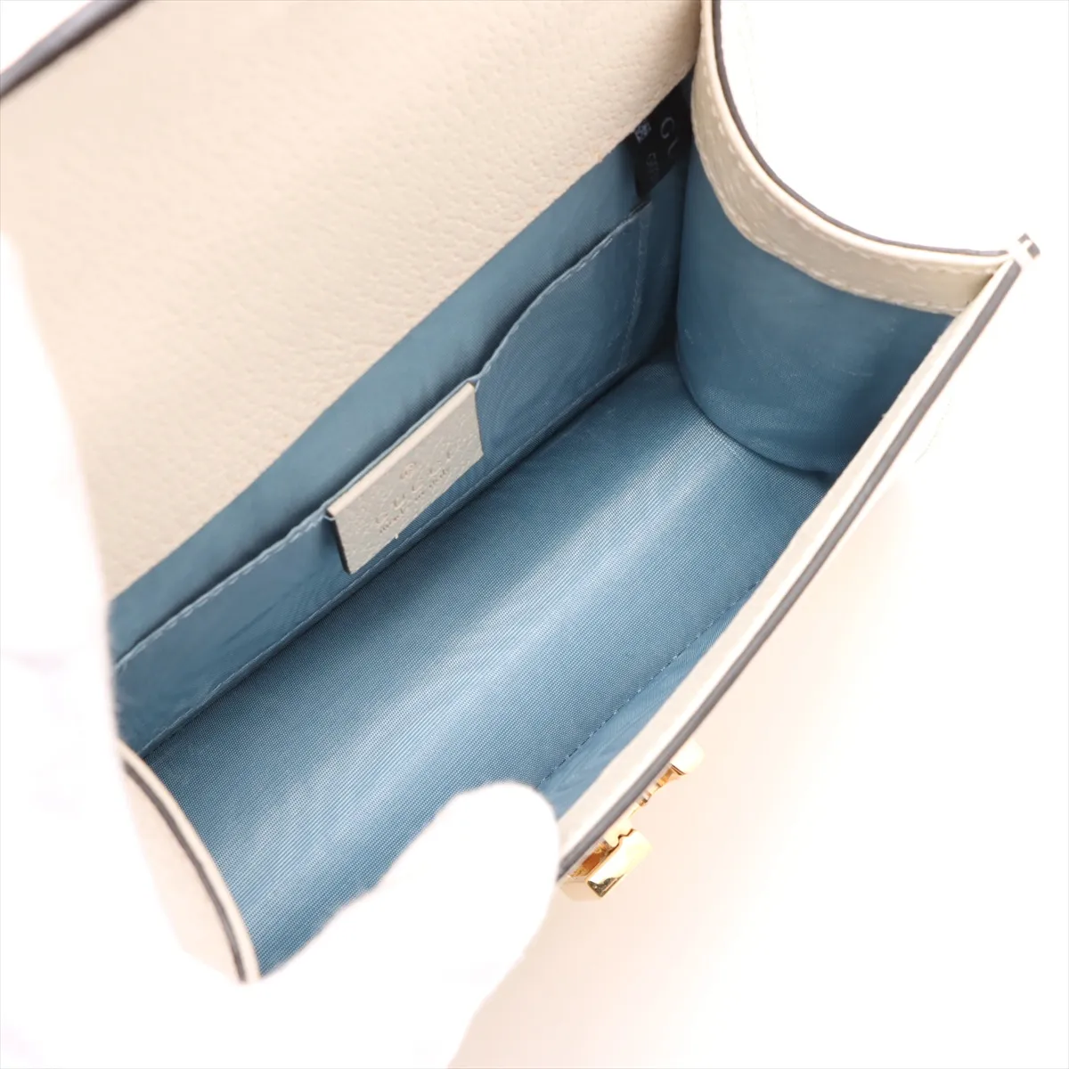 Sylvie Leather 2WAY Handbag White 470270 — view 8
