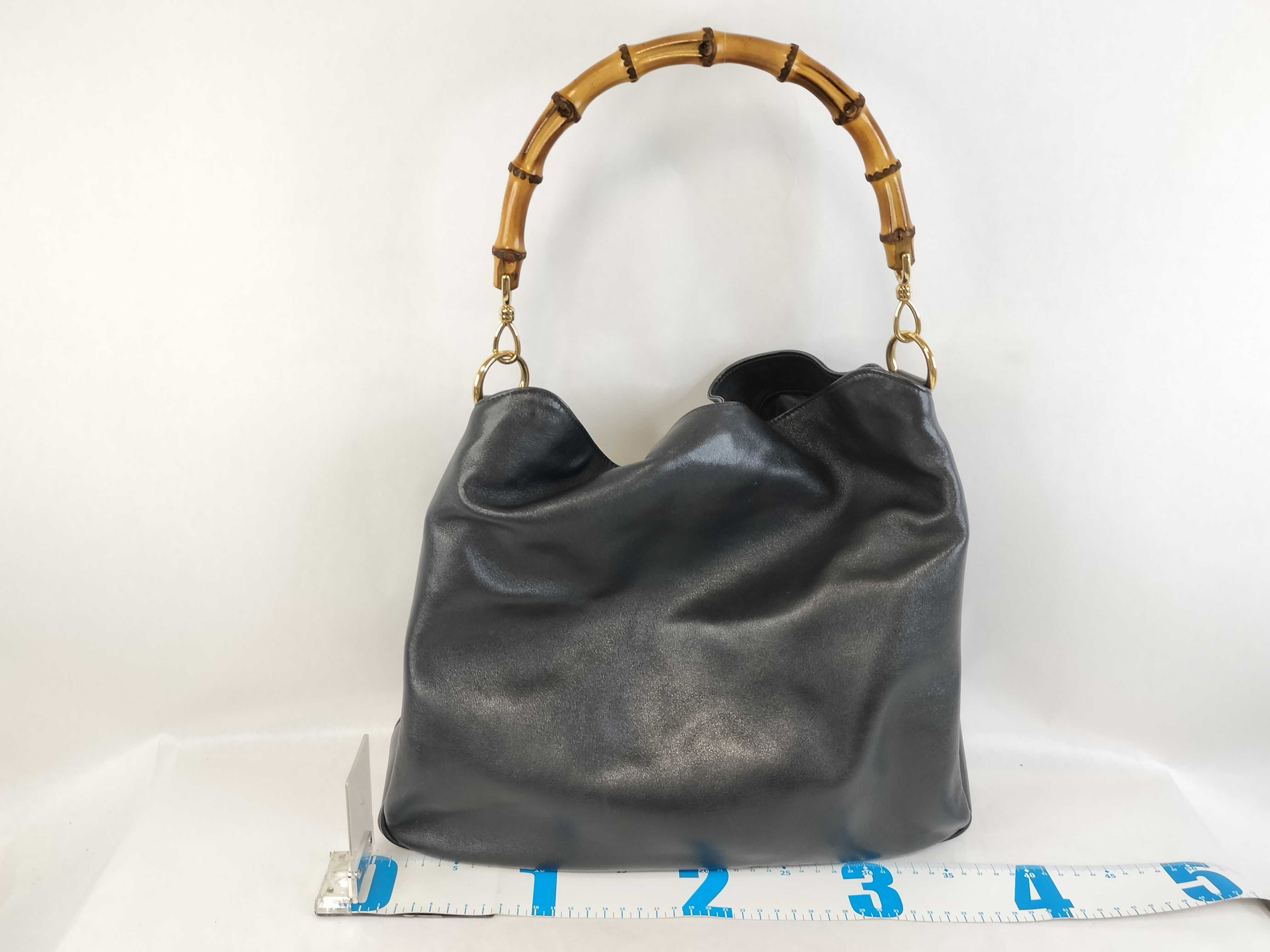Bamboo Leather Shoulder Bag — view 2