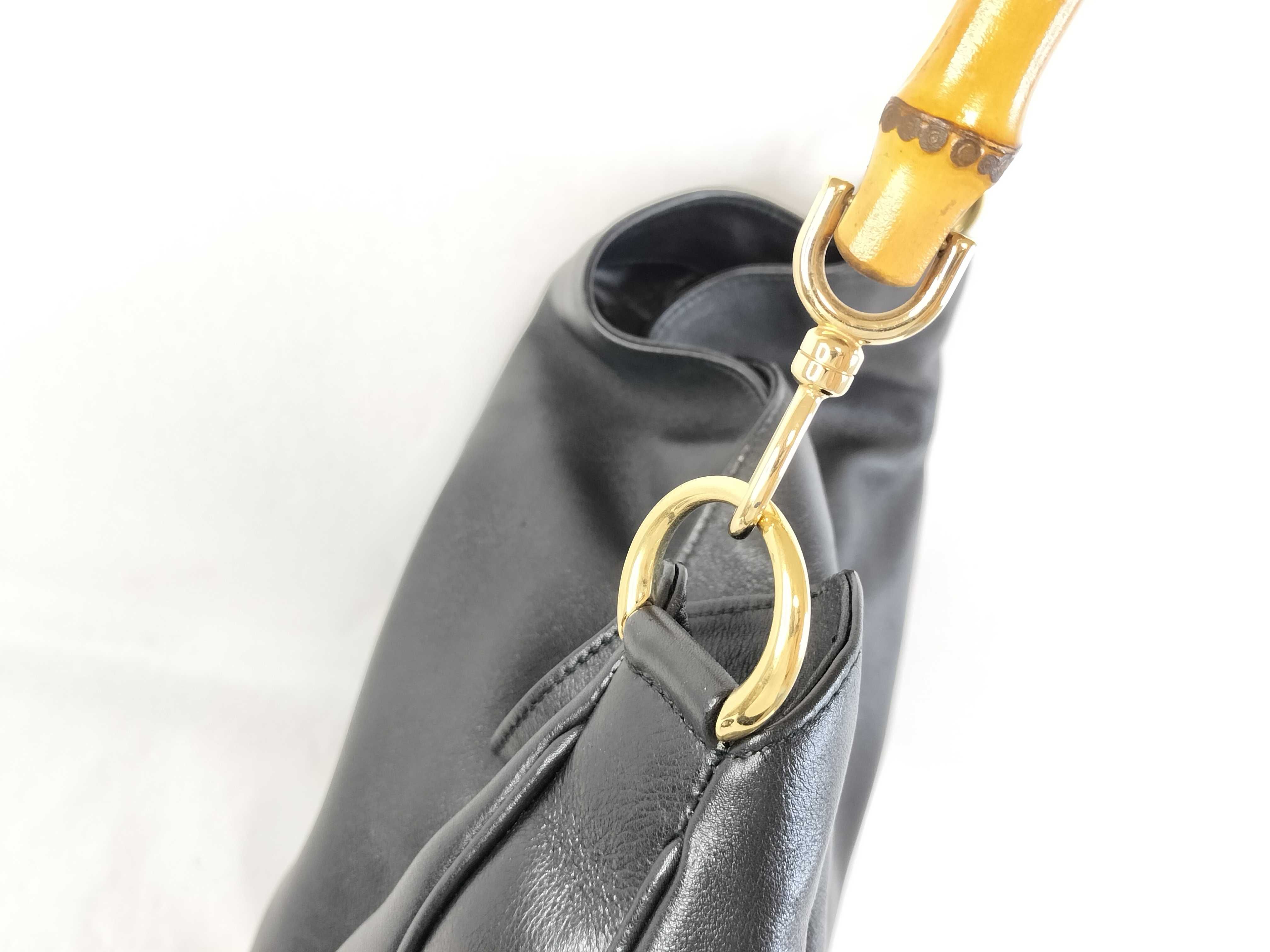 Bamboo Leather Shoulder Bag — view 3