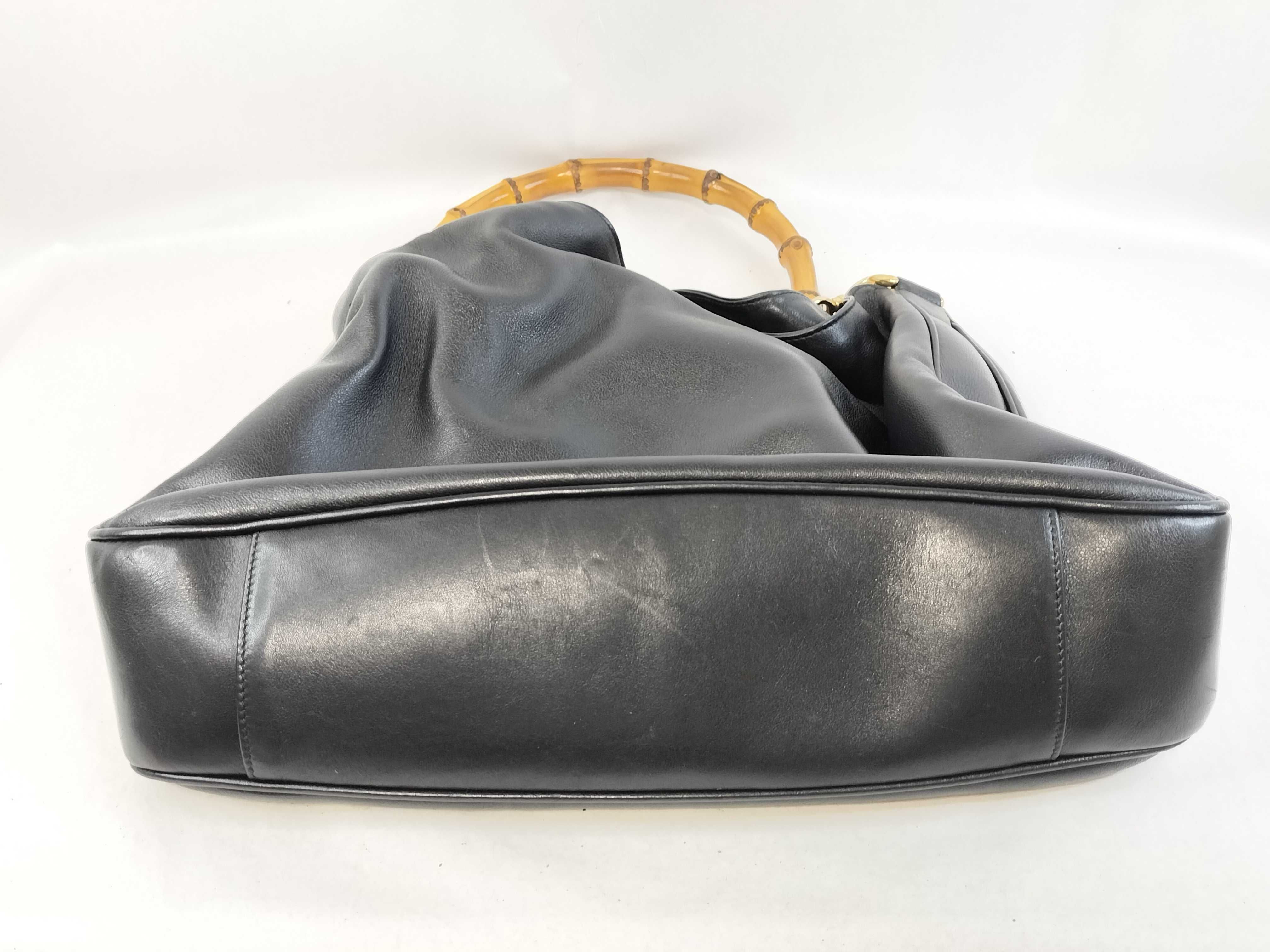 Bamboo Leather Shoulder Bag — view 7