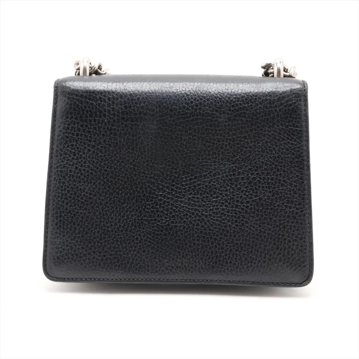 Dionysus 421970 Leather Chain Shoulder Bag, Black — view 2