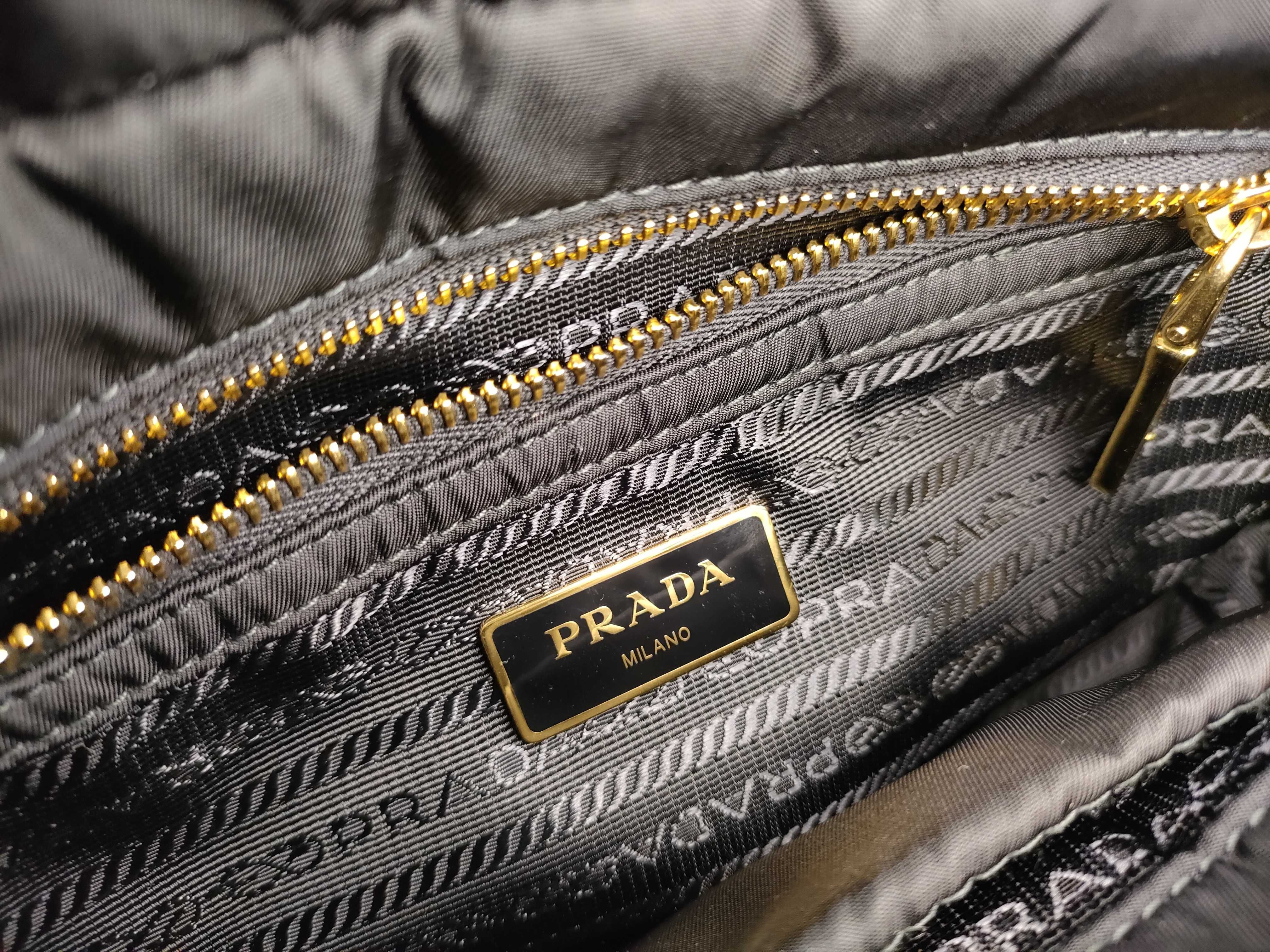 Nylon Prada 1BG373 Padded Tote Bag Quilted RE-NYLON Tote Bag — view 13