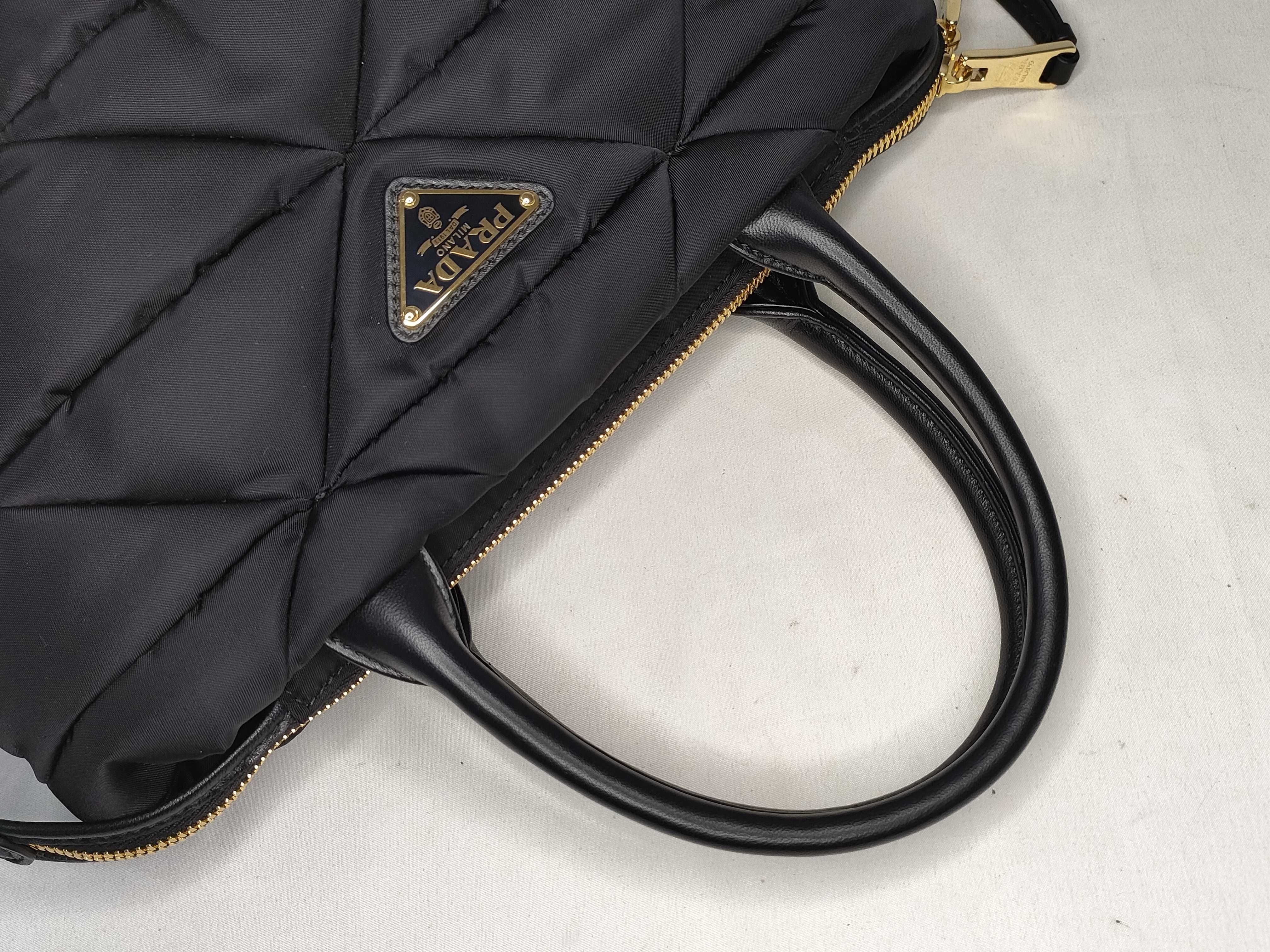 Nylon Prada 1BG373 Padded Tote Bag Quilted RE-NYLON Tote Bag — view 3
