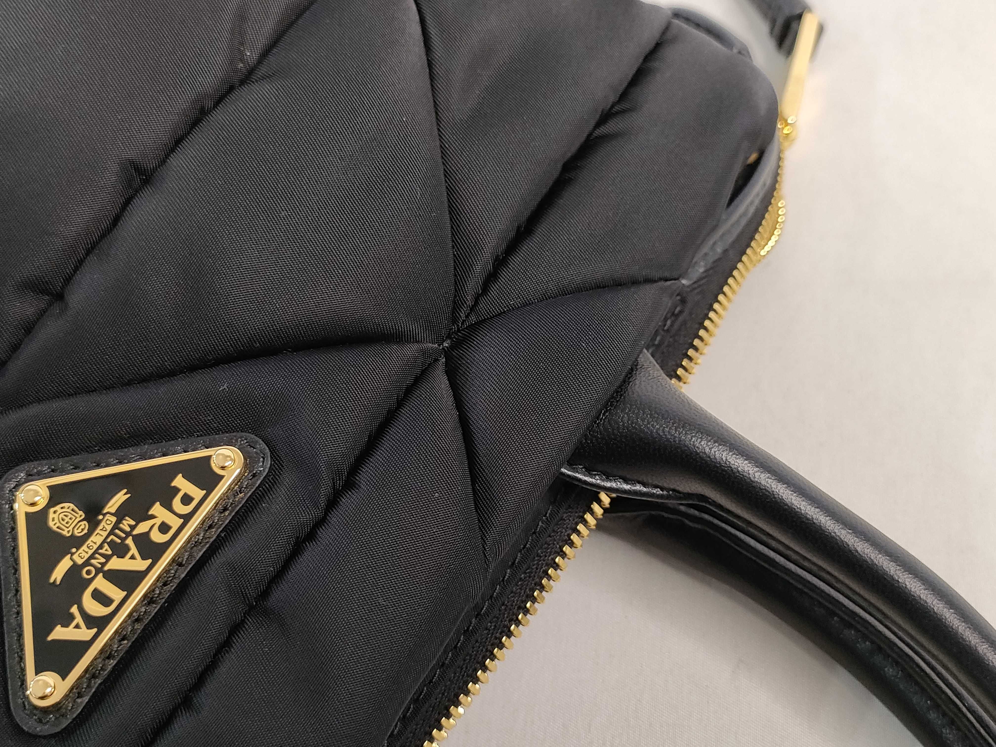Nylon Prada 1BG373 Padded Tote Bag Quilted RE-NYLON Tote Bag — view 5