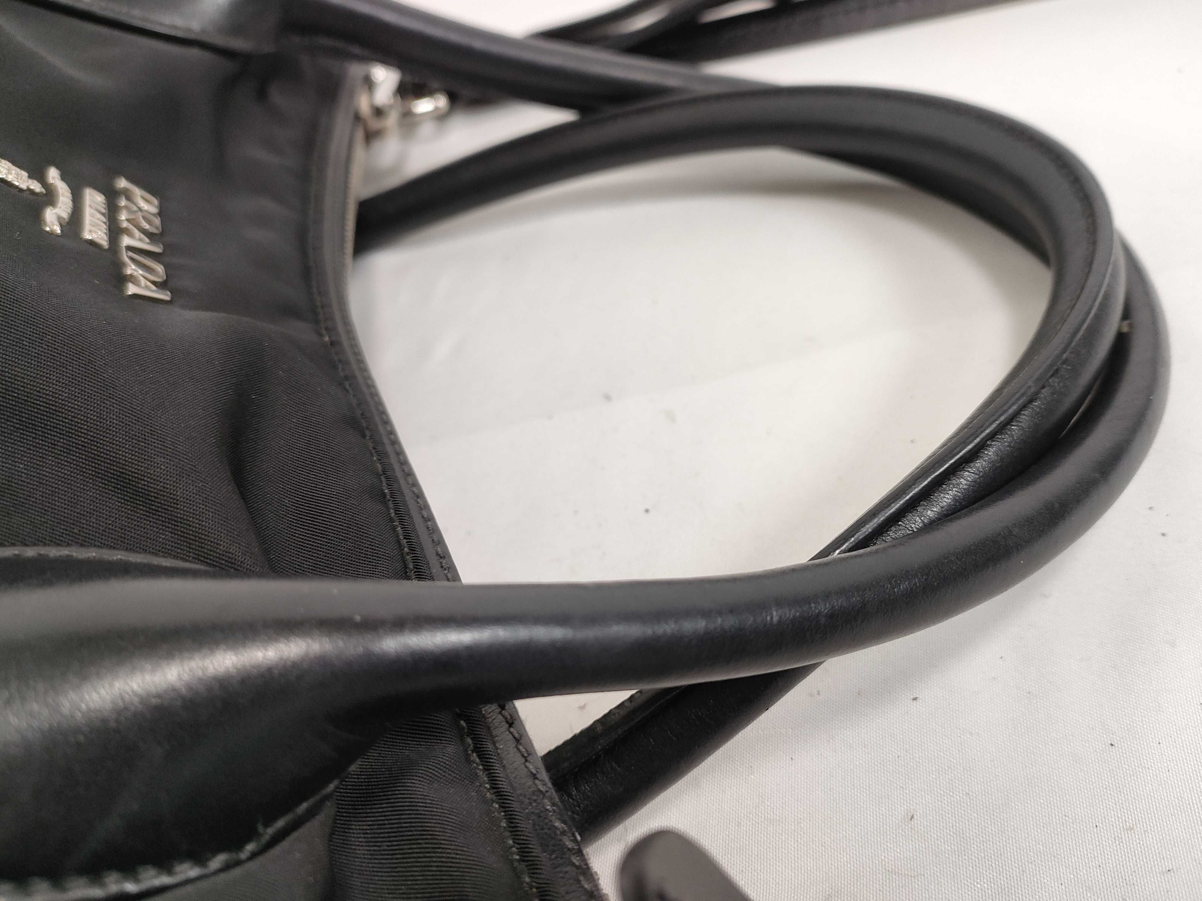 PH - Black Nylon 2-Way Shoulder Bag (Handbag) — view 3