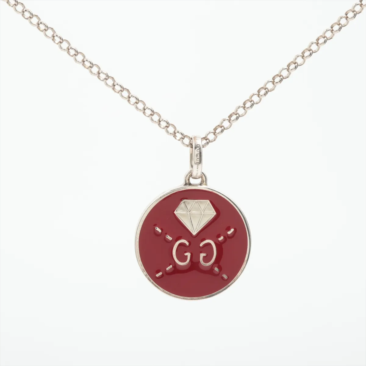 Ghost Necklace, 925 Sterling Silver, 10.5g, with