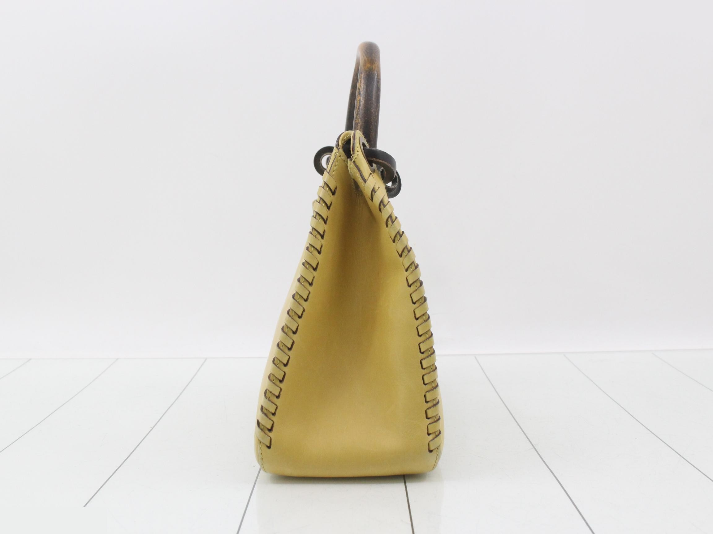 Wood Handle One-Shoulder Bag — view 3