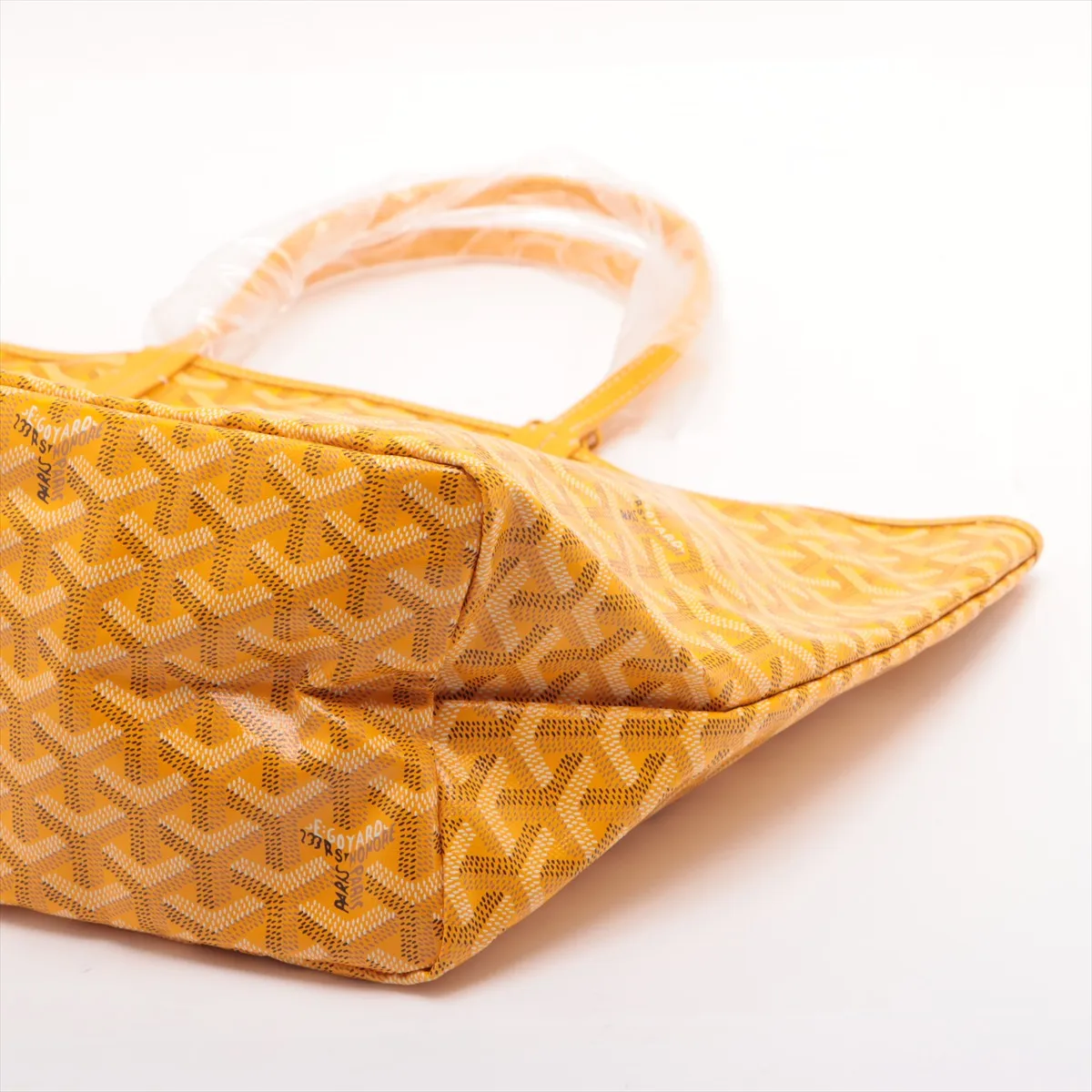 Saint Louis PM PVC x Leather Tote Bag Yellow — view 3