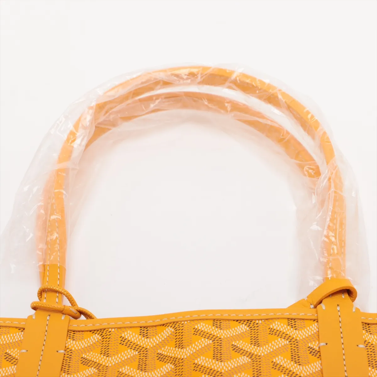 Saint Louis PM PVC x Leather Tote Bag Yellow — view 6