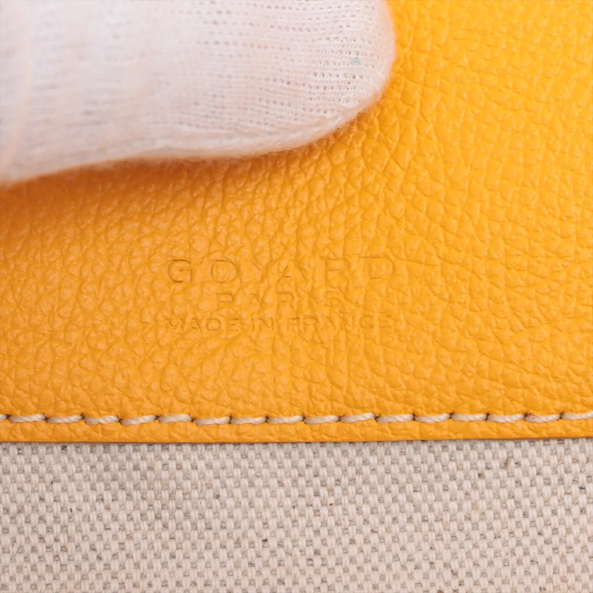 Saint Louis PM PVC x Leather Tote Bag Yellow — view 9