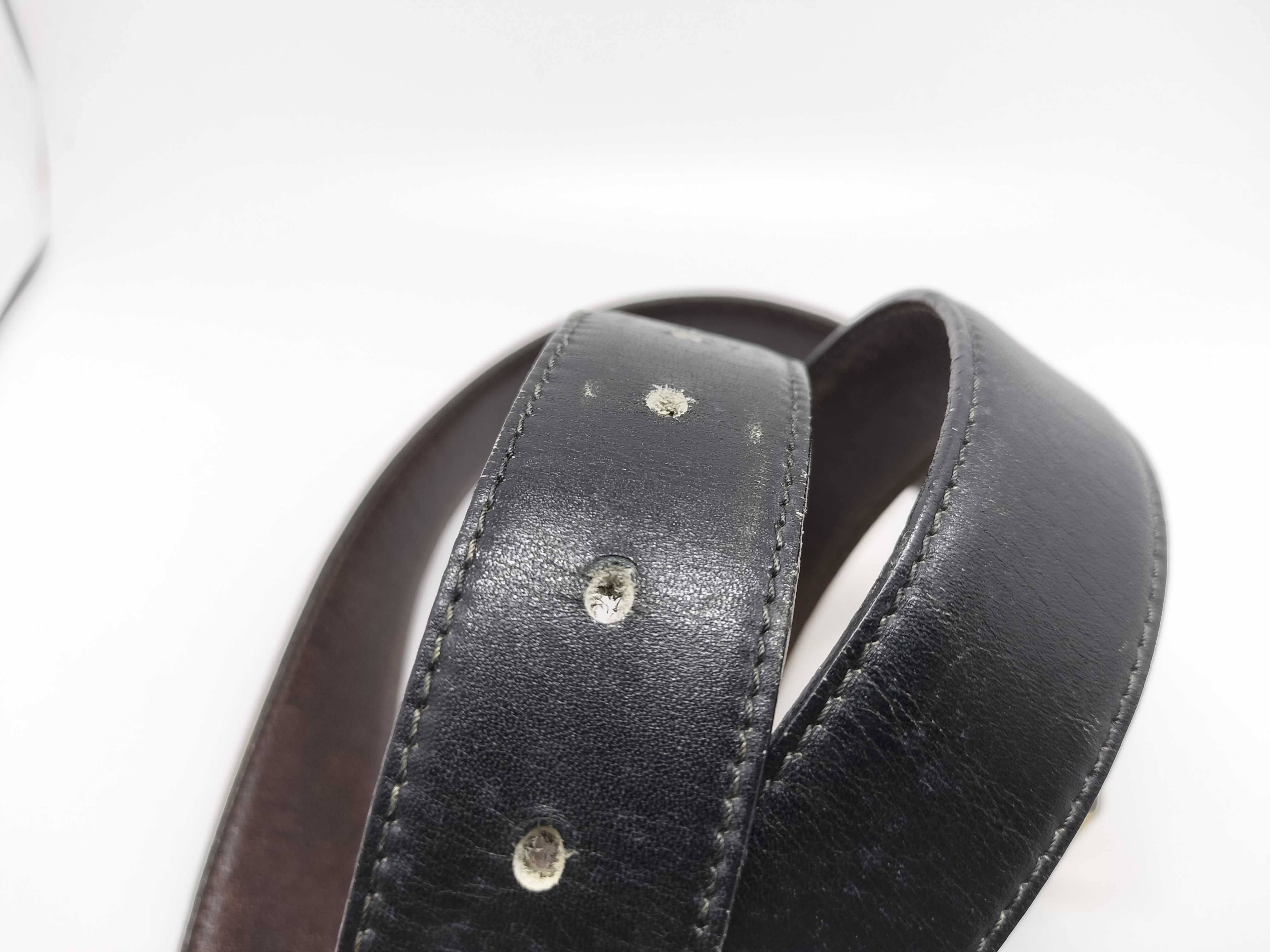 Carriage Buckle Leather Belt — view 10
