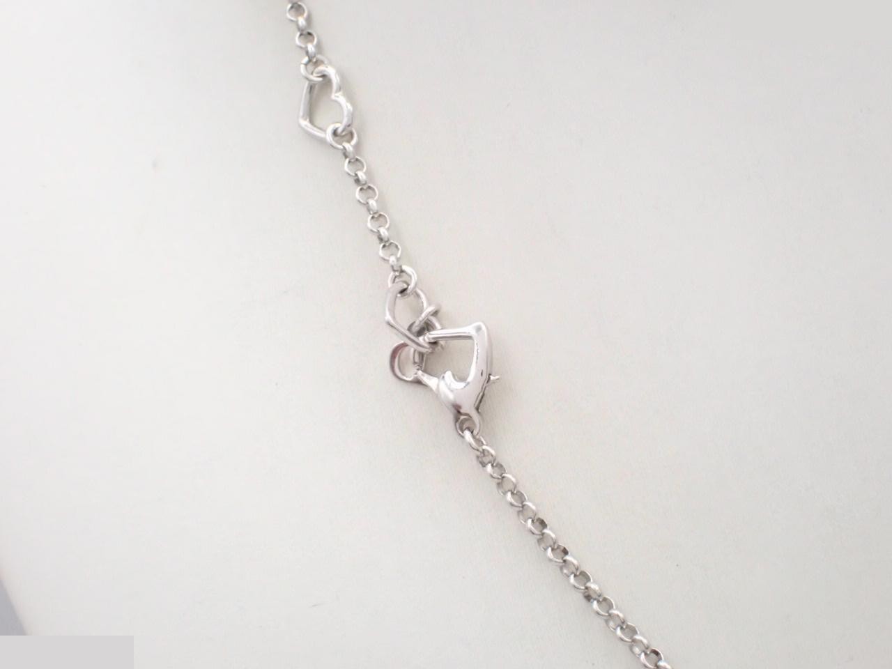 Logo, rhinestones, chain approximately 42cm — view 2