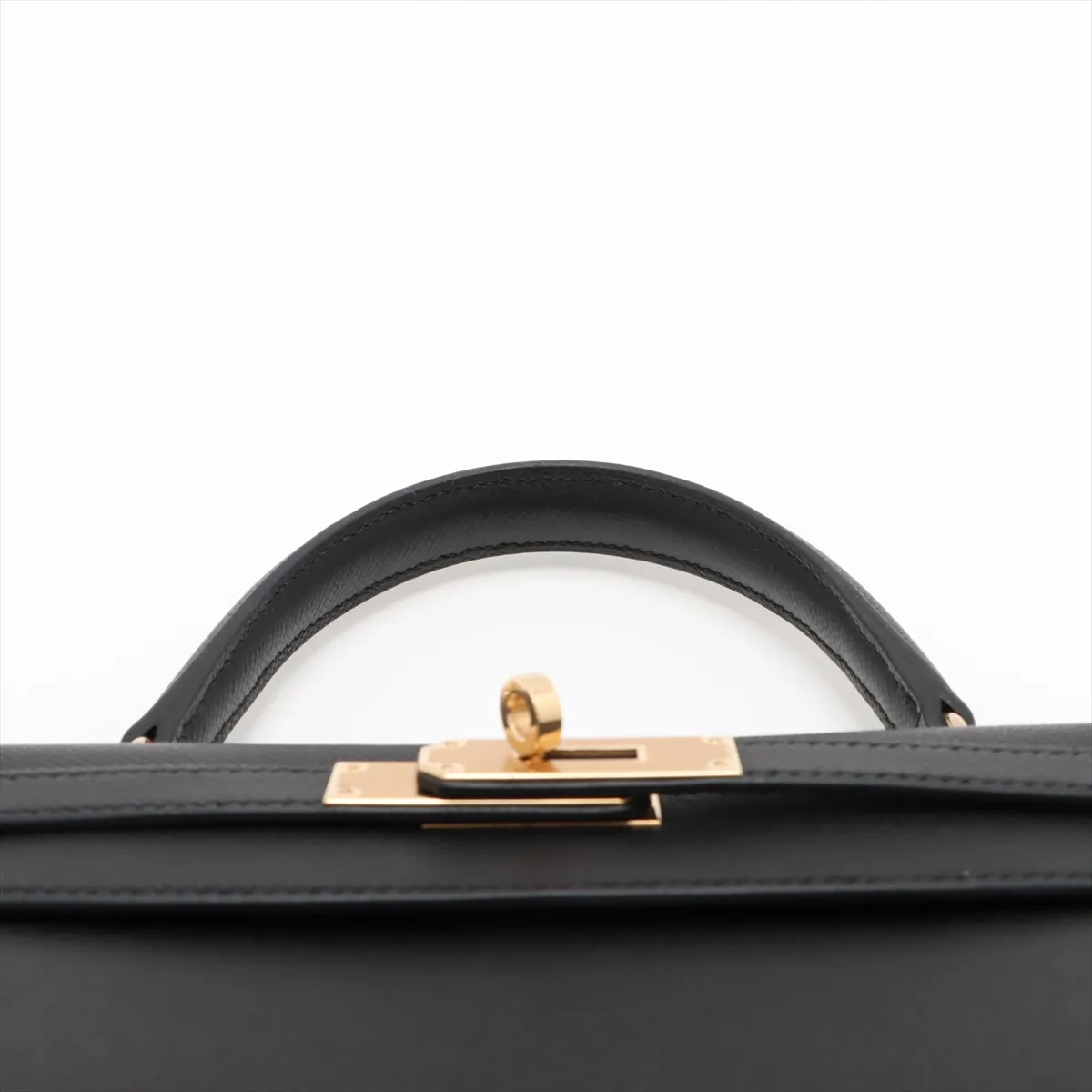 [Individually wrapped] Hermes Kelly 28 Serie Vaux Epson Black Gold Hardware B:2023 — view 6