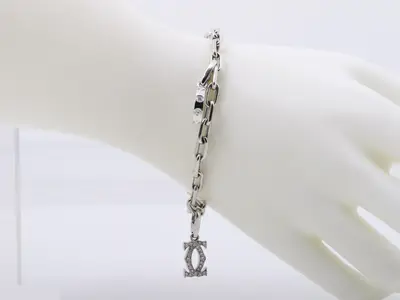 Spartacus Bracelet Bangle (Metal) - Bracelet with 2 Charms