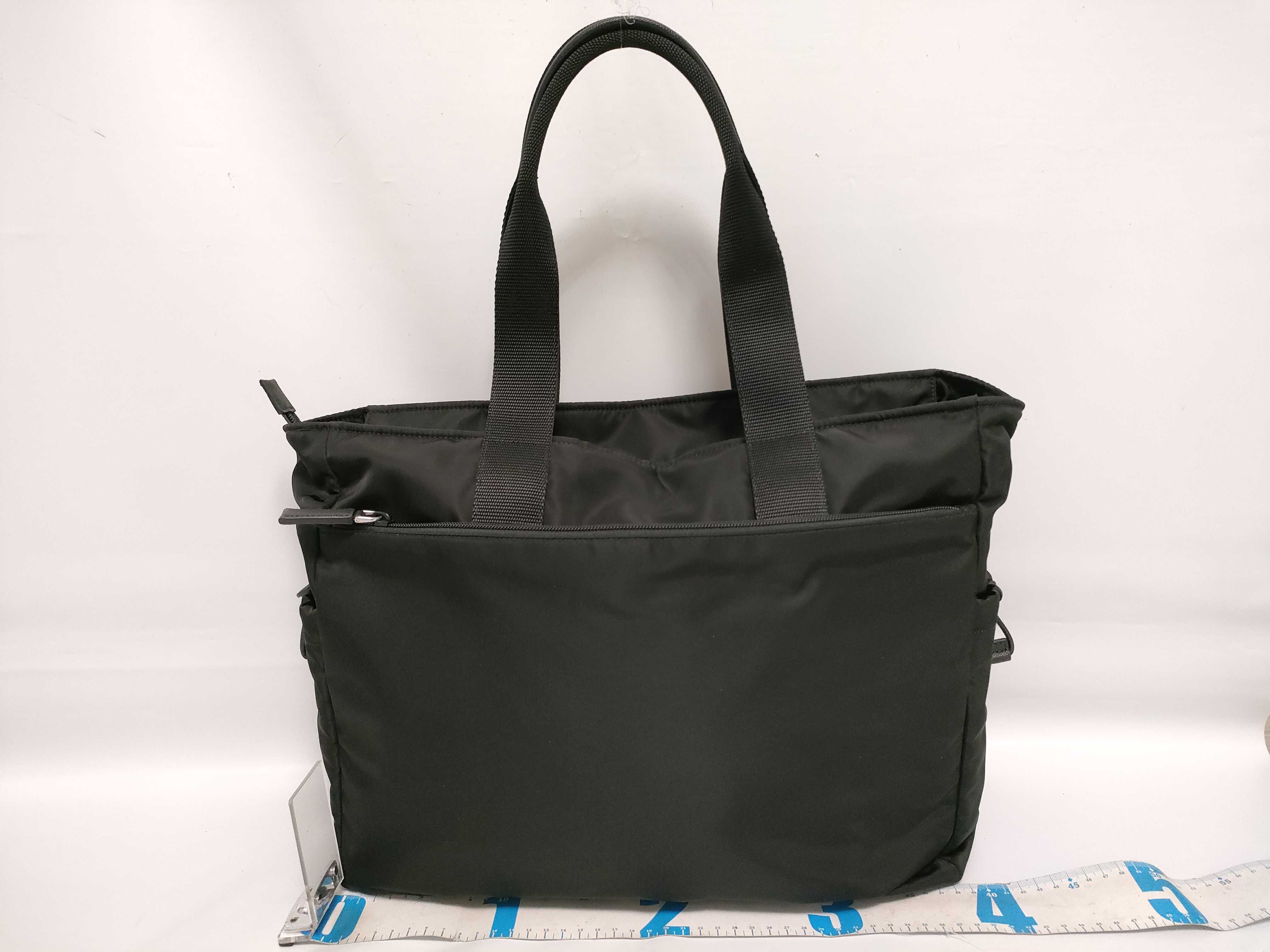 Nylon Prada Tessuto Handbag Black 2VG042 Tote Bag — view 2