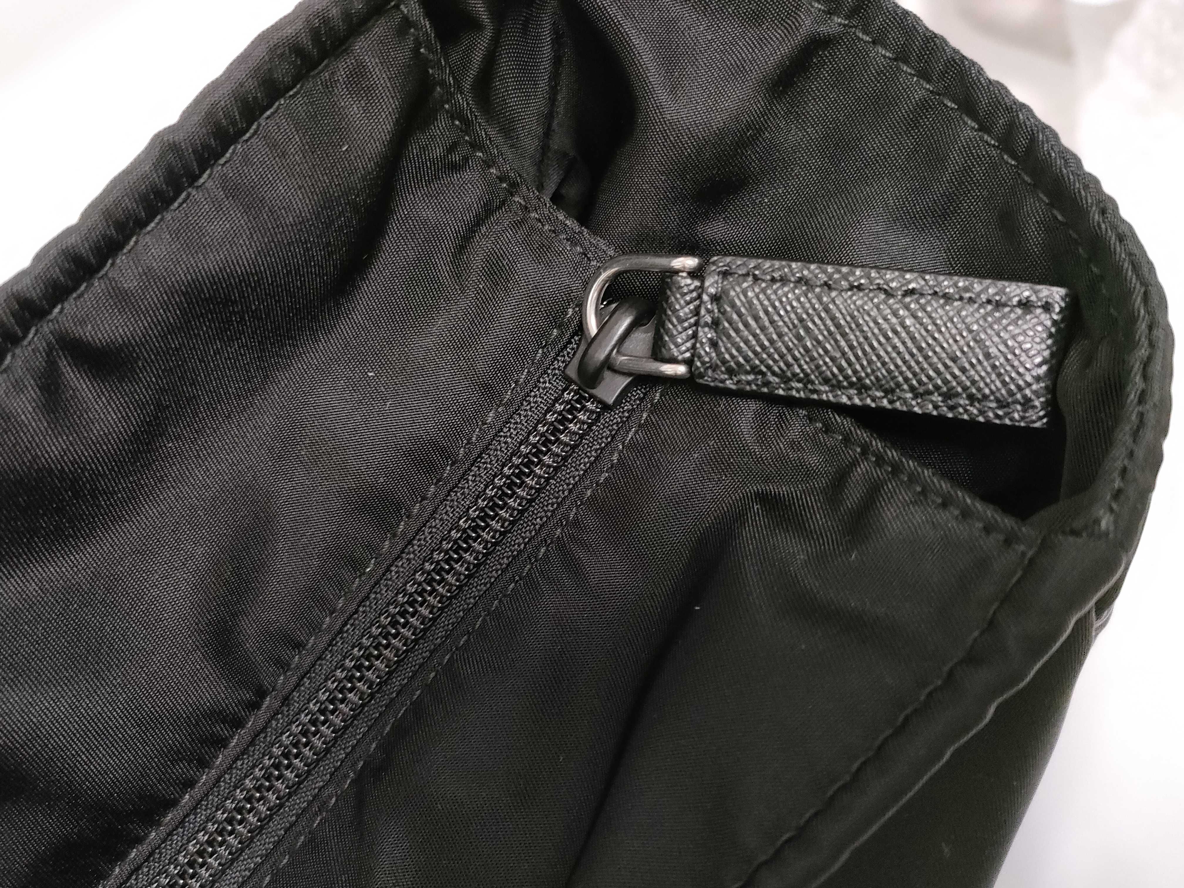 Nylon Prada Tessuto Handbag Black 2VG042 Tote Bag — view 3