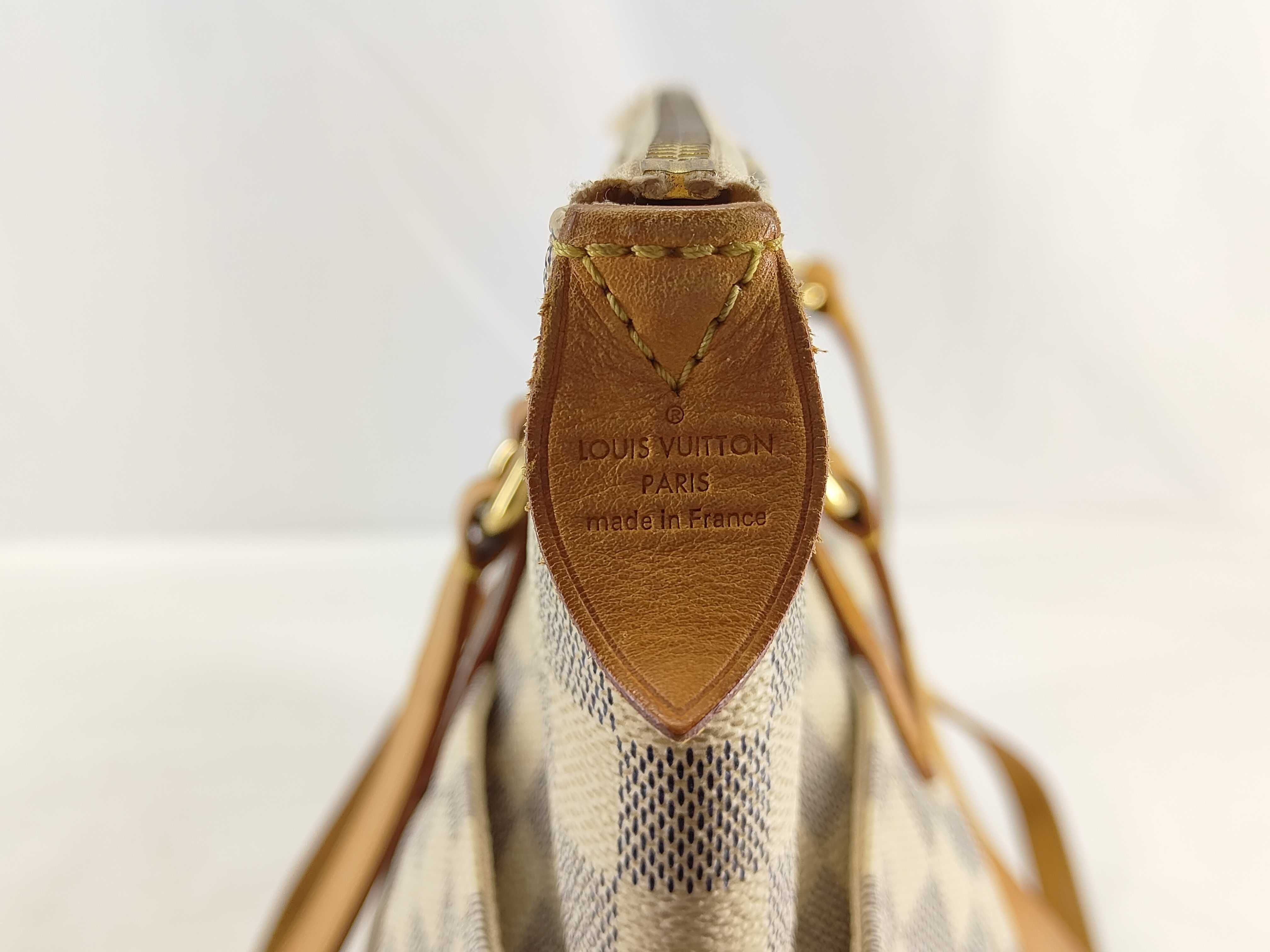 Damier Azur Totally MM N51262 MB4121 White Tote Bag — view 9