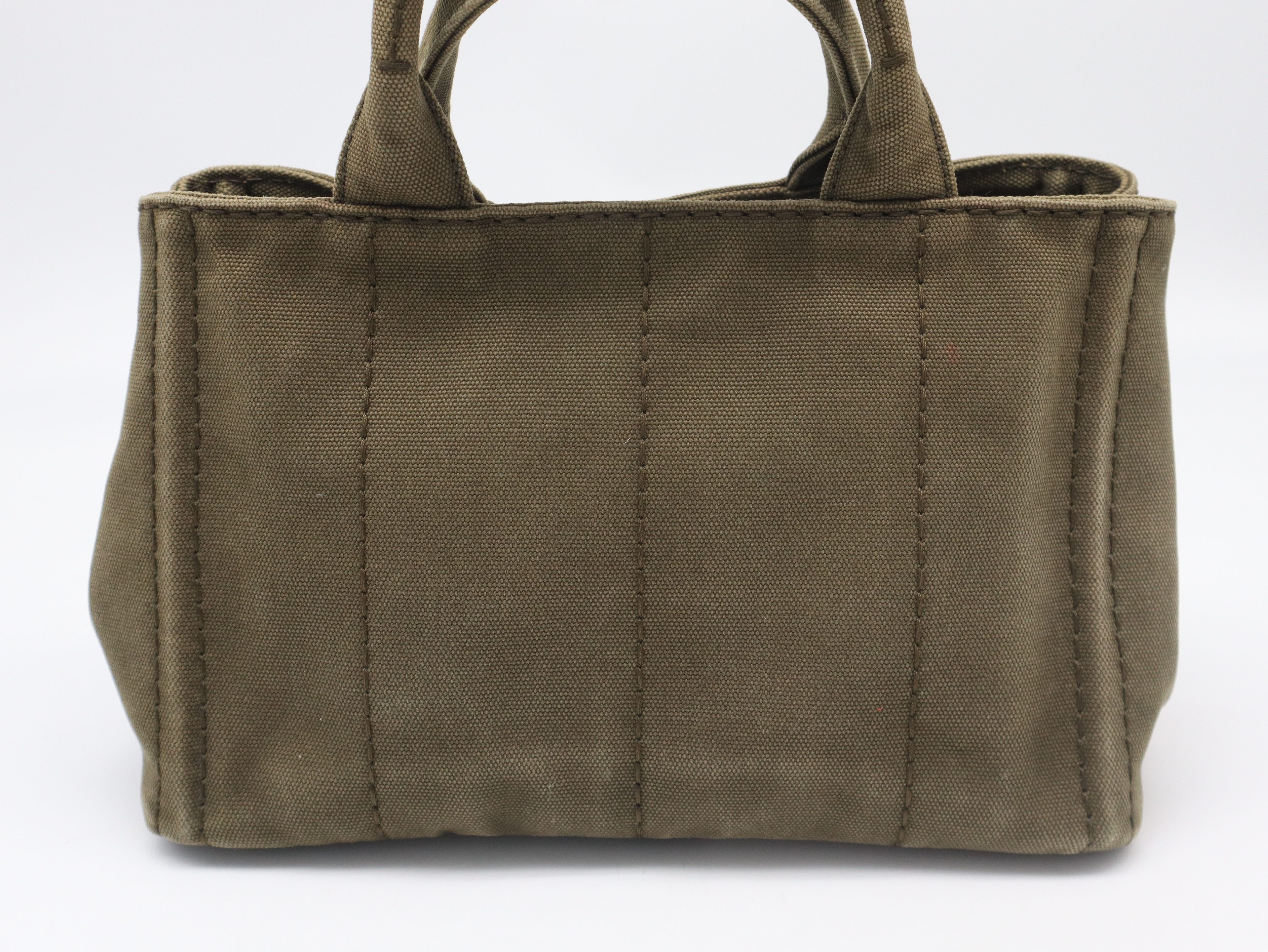 B2439G Canapa Tote Bag, Khaki, with Guarantee Card. — view 2