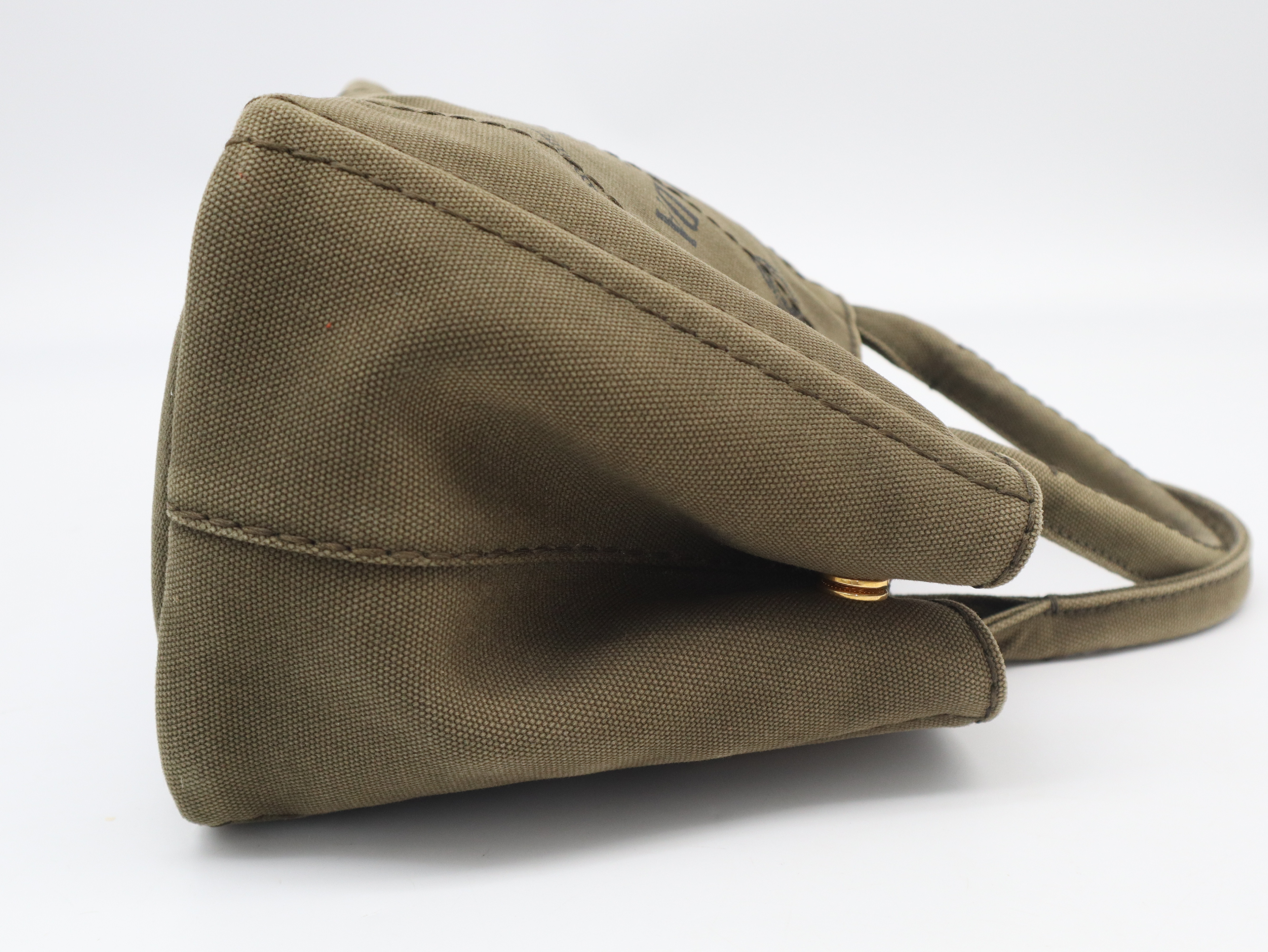 B2439G Canapa Tote Bag, Khaki, with Guarantee Card. — view 4